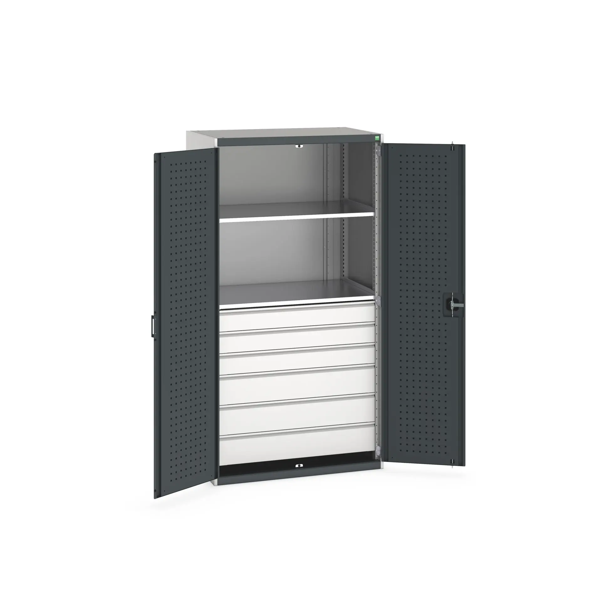 Produktfoto 1 von Bott Aufbewahrungsschrank Typ Bestückter Schrank Freistehend 2 Tür/en 2 Regal/e 6 Schublade/n 2000 mm 1050 mm Ja 650 mm