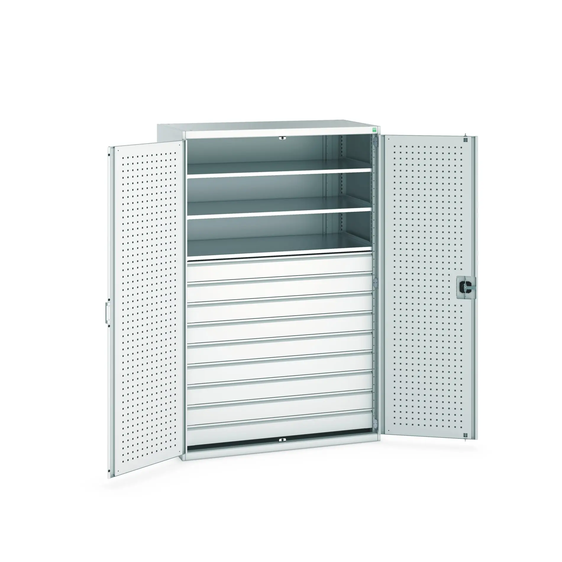 Bott Aufbewahrungsschrank Typ Schrank Freistehend 2 Tür/en 3 Regal/e 2000 mm 1300 mm Ja 650 mm Stahlblech