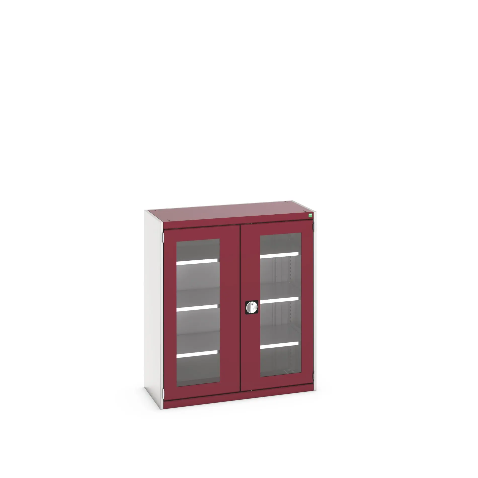 Produktfoto 1 von Bott Schrank Typ Gehäuse Bodenmontage 2 Tür/en 3 Regal/e Stahlblech