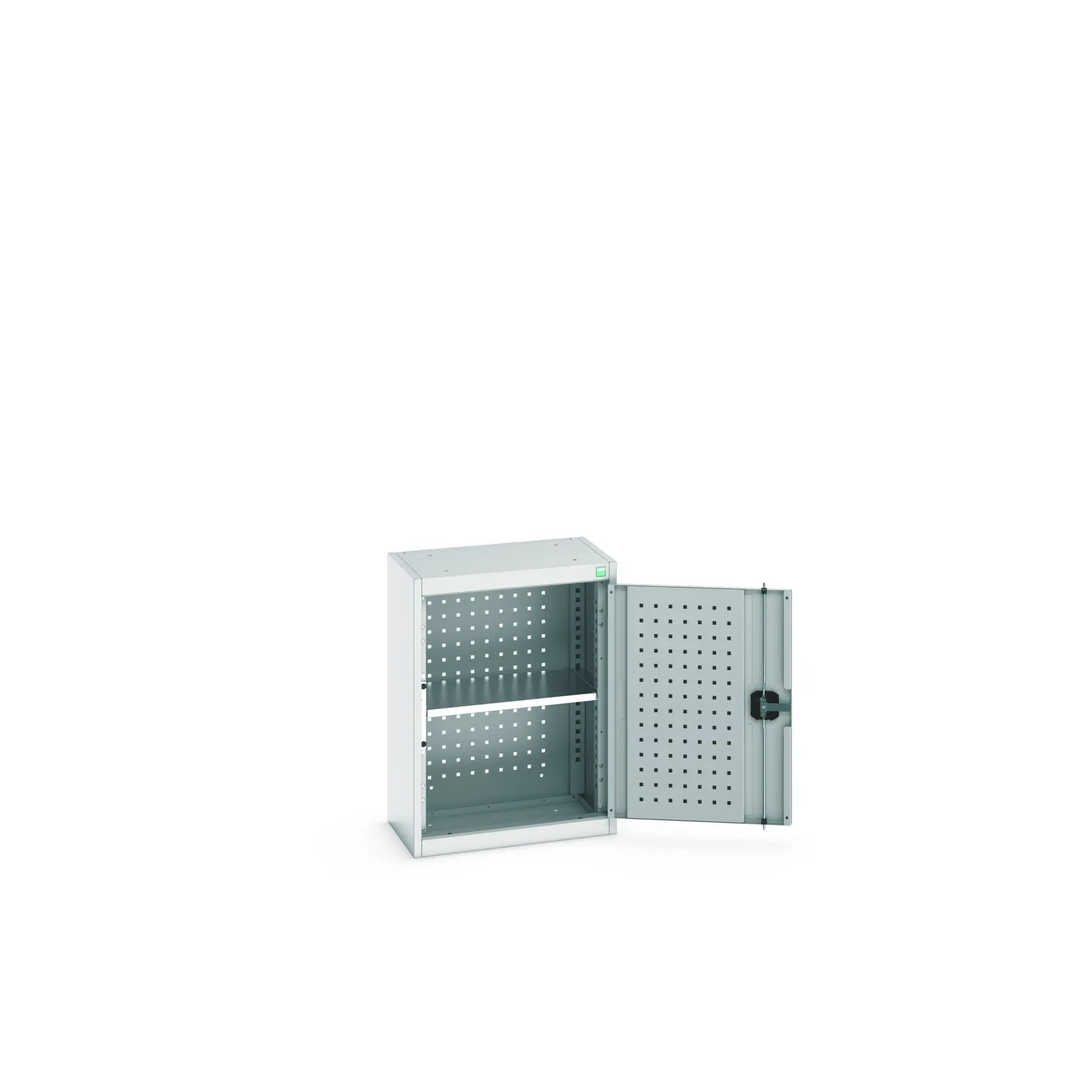 Produktfoto 1 von Bott Aufbewahrungsschrank Typ Wandschrank 1 Tür/en 1 Regal/e 700 mm 525 mm 325 mm Stahlblech