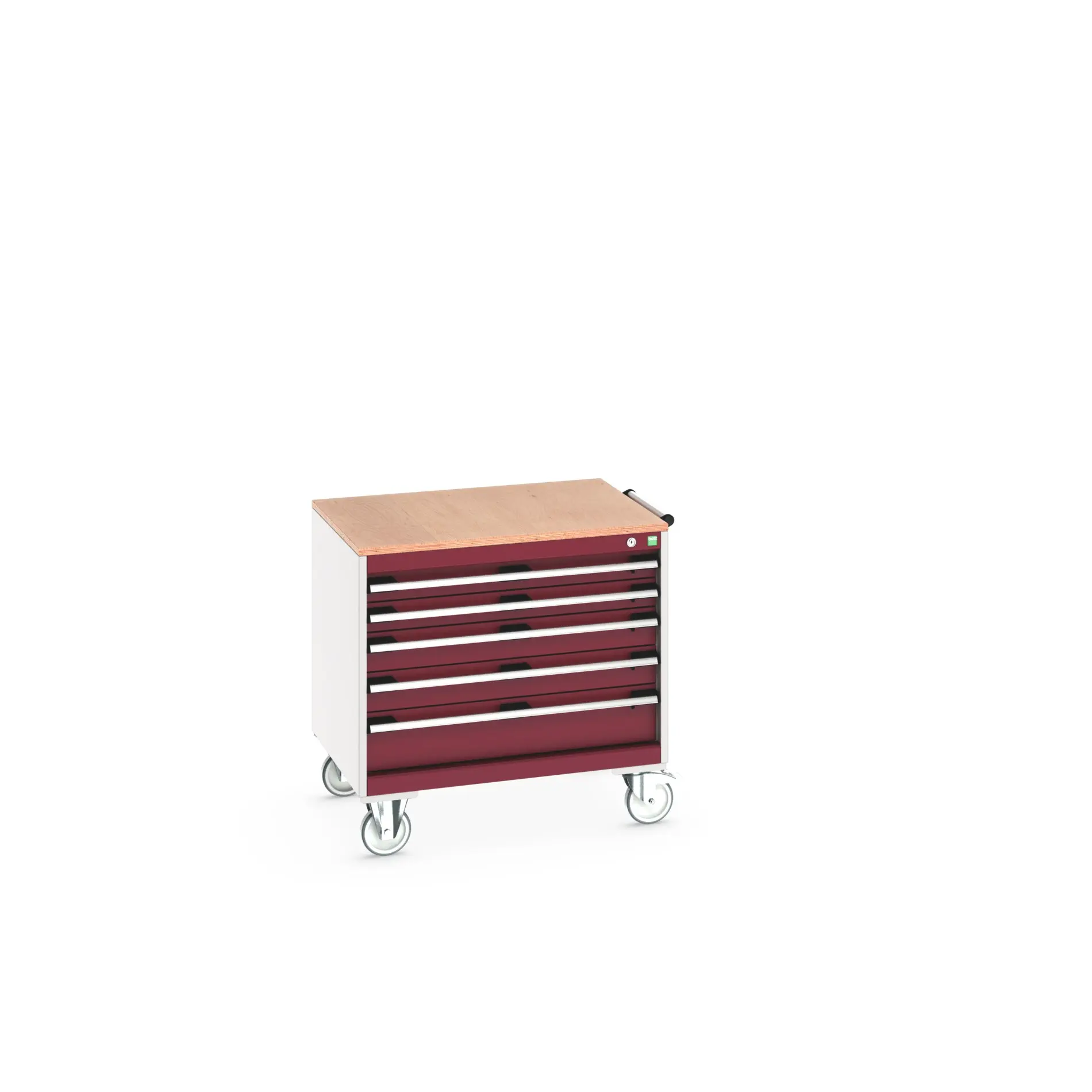 Produktfoto 1 von Bott Aufbewahrungsschrank Typ Beweglicher Schrank Bodenmontage 5 Schublade/n Stahlblech