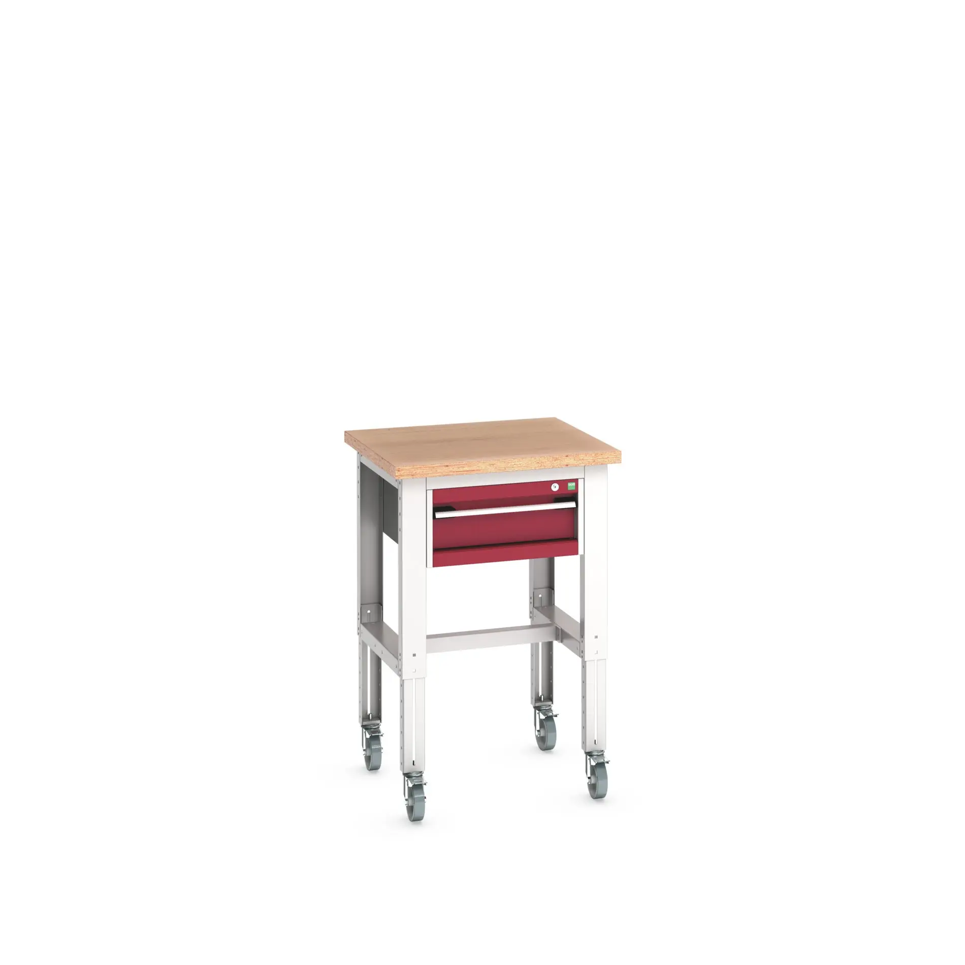 Produktfoto 1 von Bott Stahlblech Werkzeugkisten und Werkzeugschränke, Typ Mobiler Arbeitstisch 1 Schubladen mit Rädern, 840 mm x 750 mm x