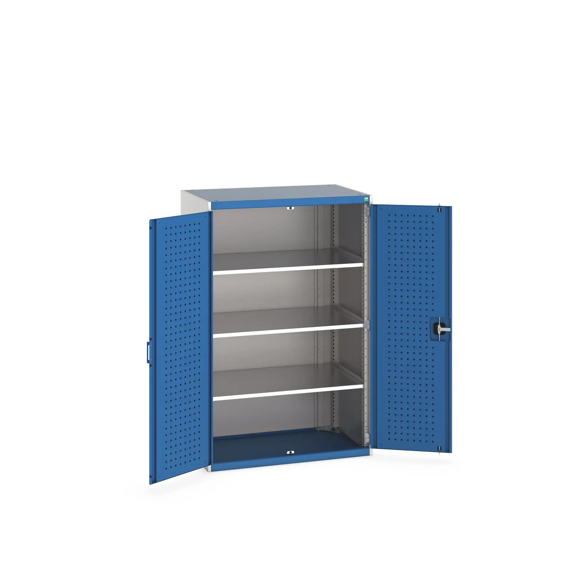 Produktfoto 1 von Bott Aufbewahrungsschrank Typ Regalschrank Freistehend 2 Tür/en 3 Regal/e 1600 mm 1050 mm Ja 650 mm Stahlblech