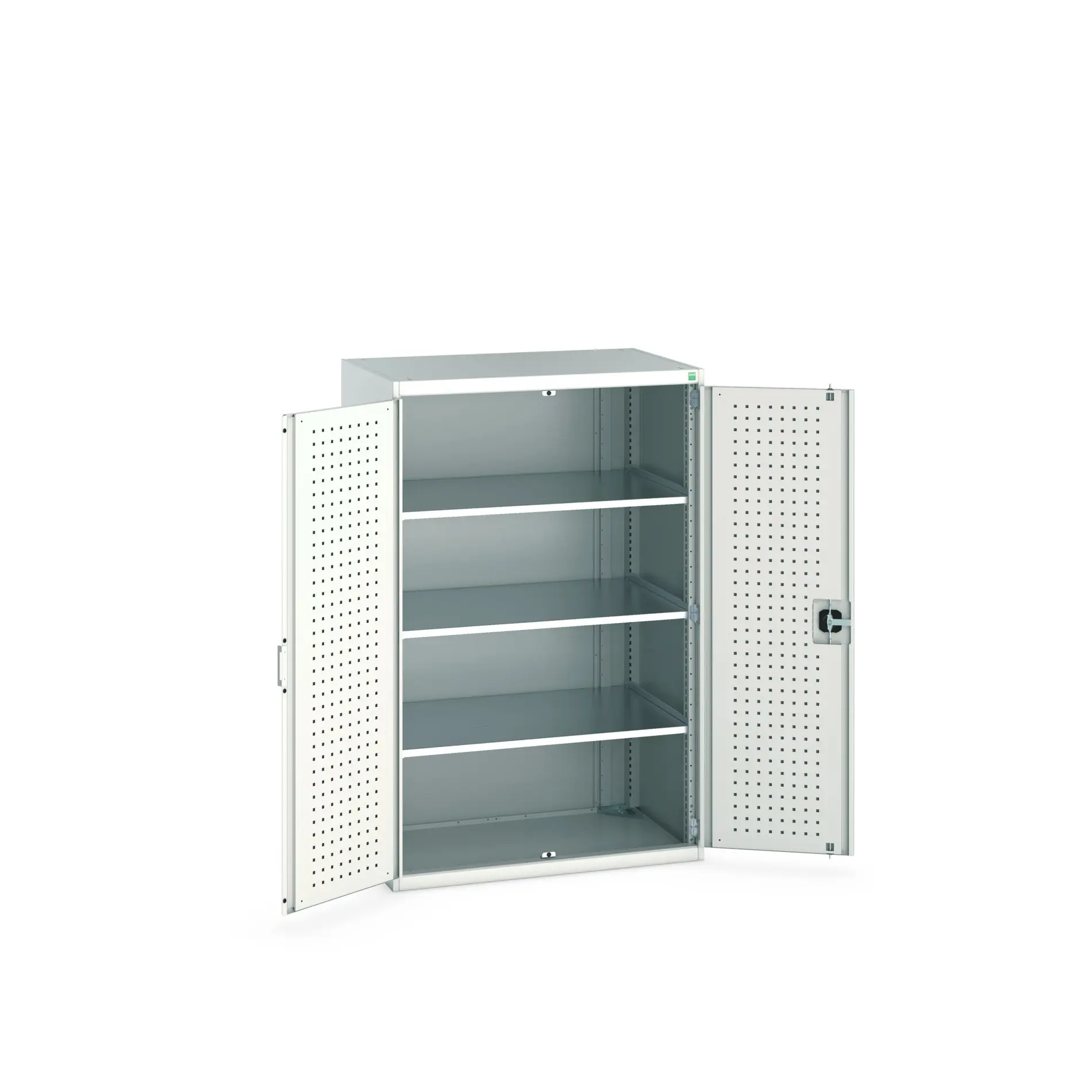 Produktfoto 1 von Bott Aufbewahrungsschrank Typ Regalschrank Freistehend 2 Tür/en 3 Regal/e 1600 mm 1050 mm Ja 650 mm Stahlblech
