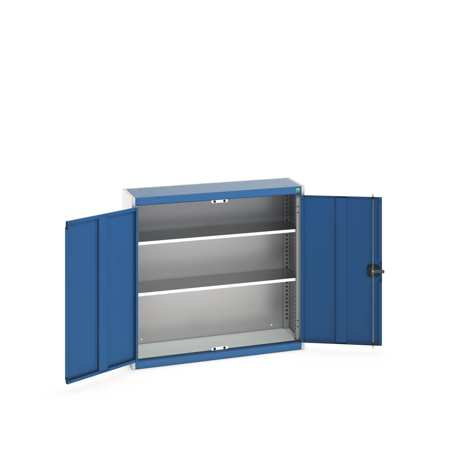 Produktfoto 1 von Bott Aufbewahrungsschrank Typ Regalschrank Freistehend 2 Tür/en 2 Regal/e 1000 mm 1050 mm 325 mm Stahlblech
