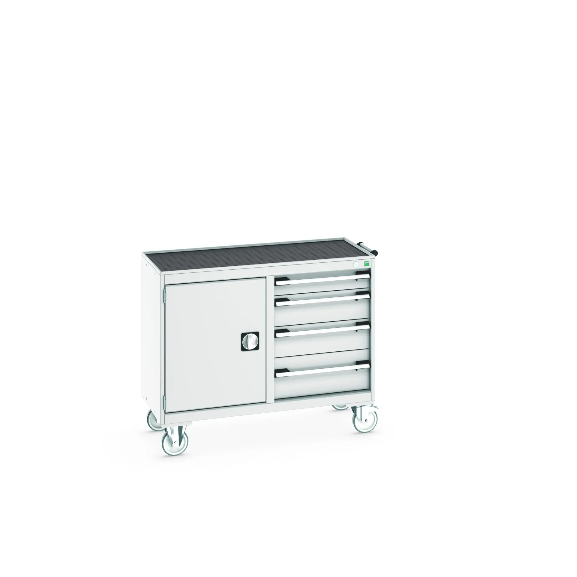 Produktfoto 1 von Bott Aufbewahrungsschrank Typ Beweglicher Schrank Freistehend 1 Tür/en 1 Regal/e 4 Schublade/n 885 mm 1050 mm 525 mm mit