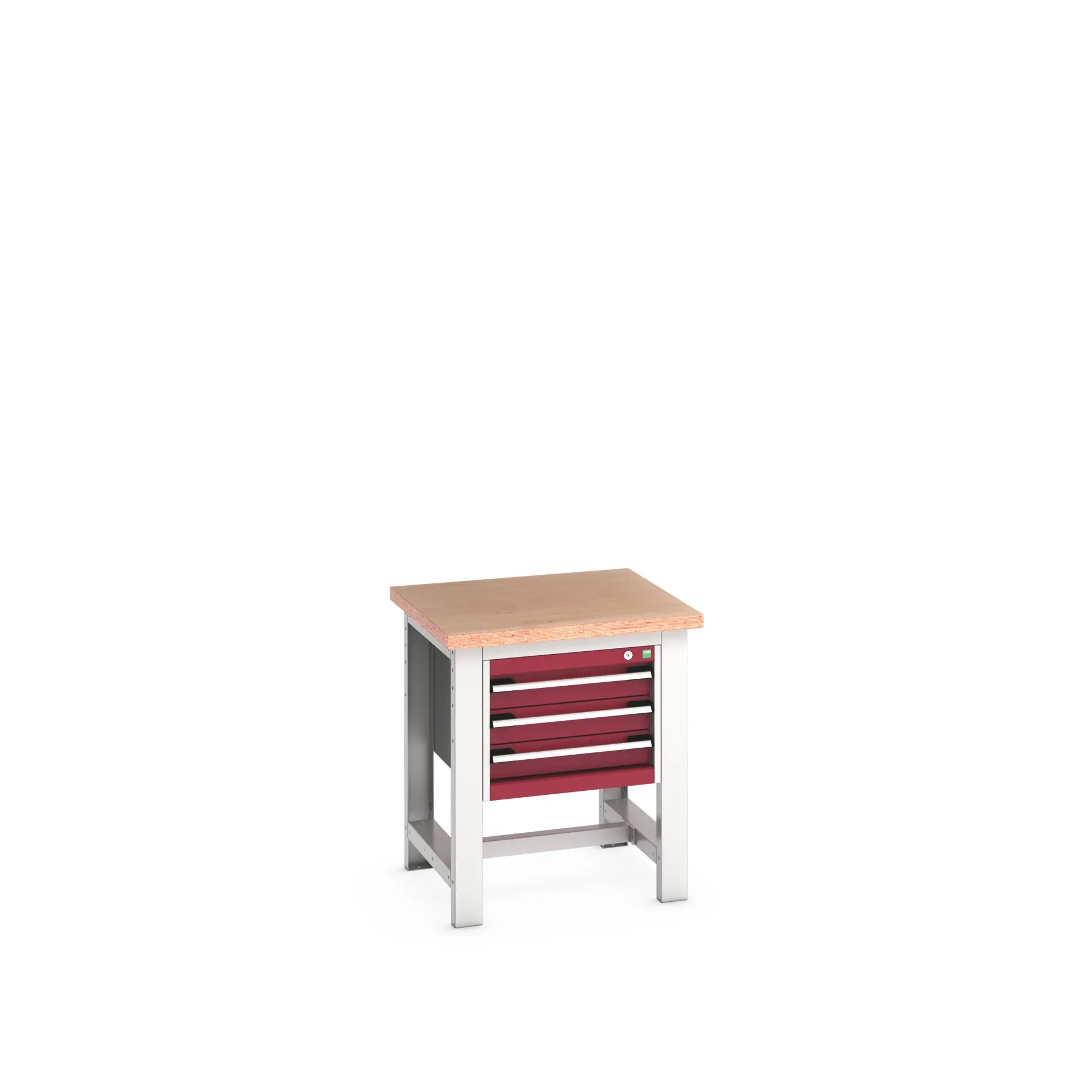 Produktfoto 1 von Bott Stahlblech Werkzeugkisten und Werkzeugschränke, Typ Mobiler Arbeitstisch 3 Schubladen, 840 mm x 750 mm x 750 mm