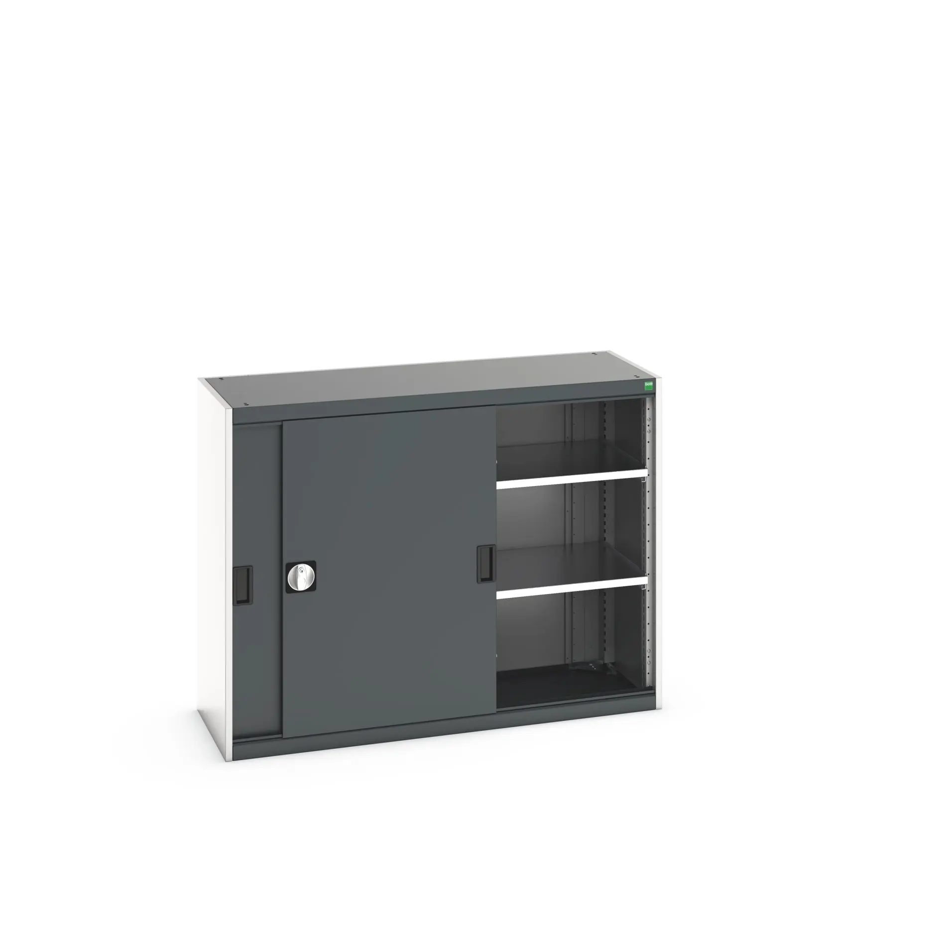 Produktfoto 1 von Bott Aufbewahrungsschrank Typ Regalschrank Freistehend 2 Tür/en 2 Regal/e 1000 mm 1300 mm Ja 525 mm Stahlblech