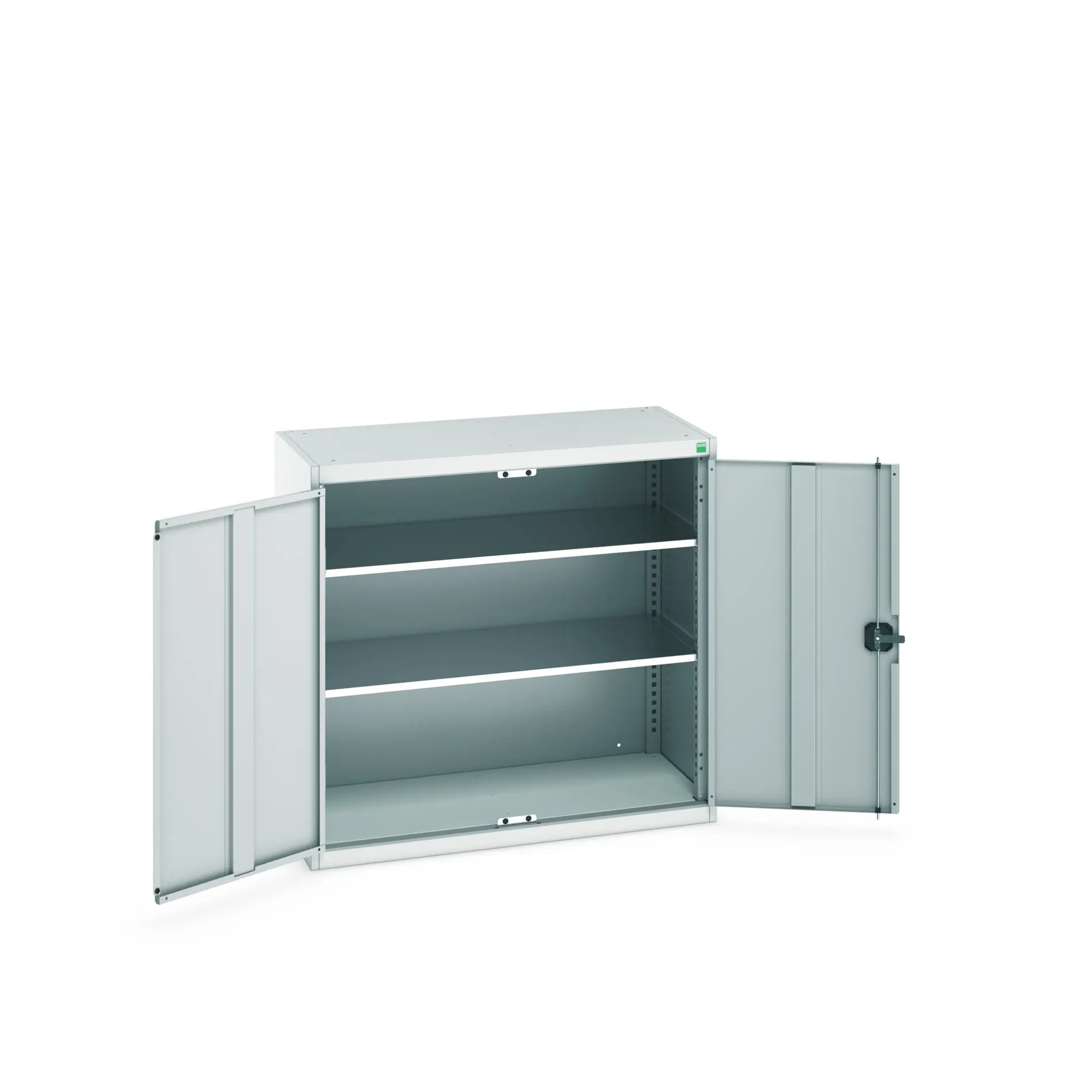Produktfoto 1 von Bott Aufbewahrungsschrank Typ Regalschrank Freistehend 2 Tür/en 2 Regal/e 1000 mm 1050 mm 525 mm Stahlblech