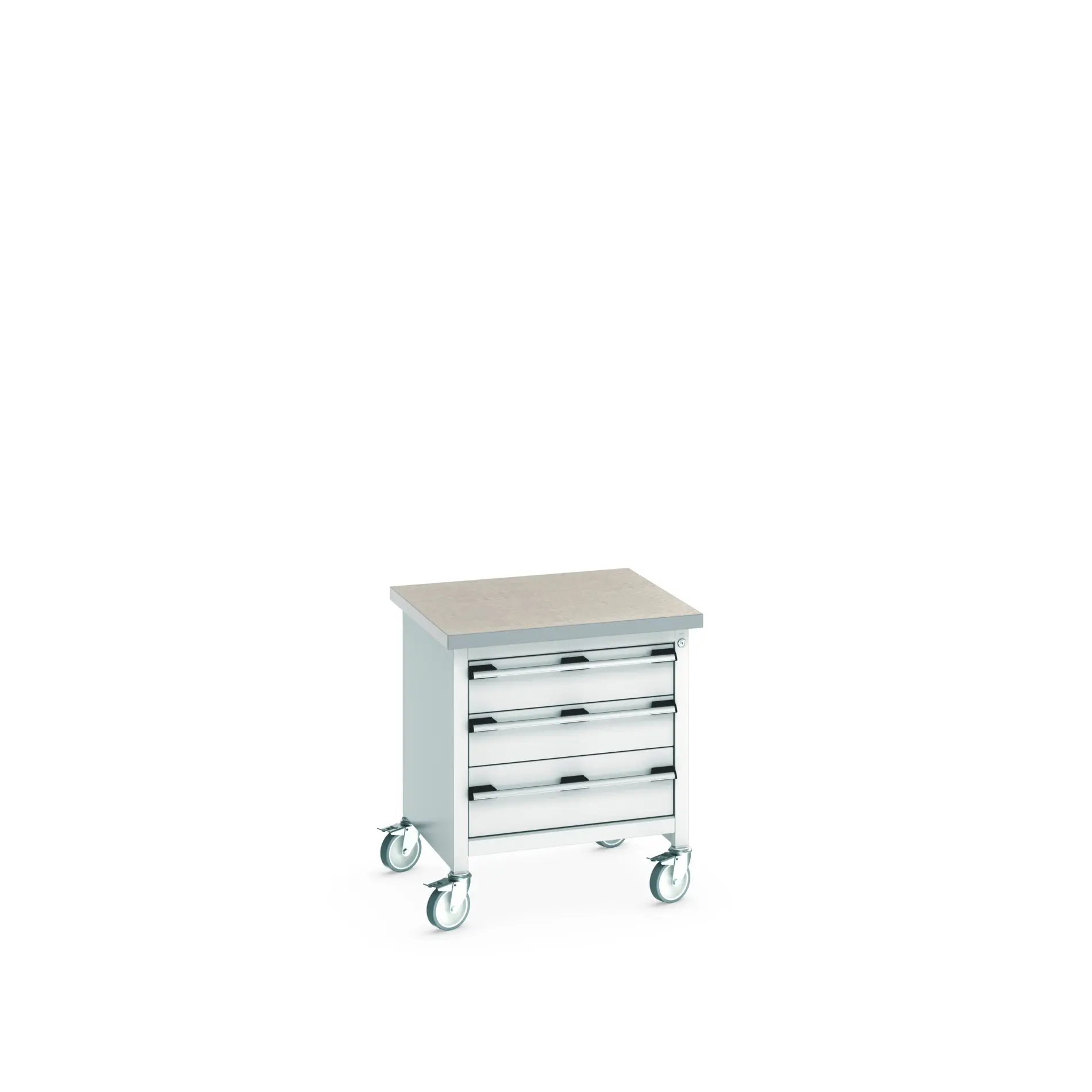 Produktfoto 1 von Bott 41002093.16V Aufbewahrungstisch Tragbar Stahlblech Werkbank L. 750 mm B. 750 mm H. 840 mm, Traglast 225kg
