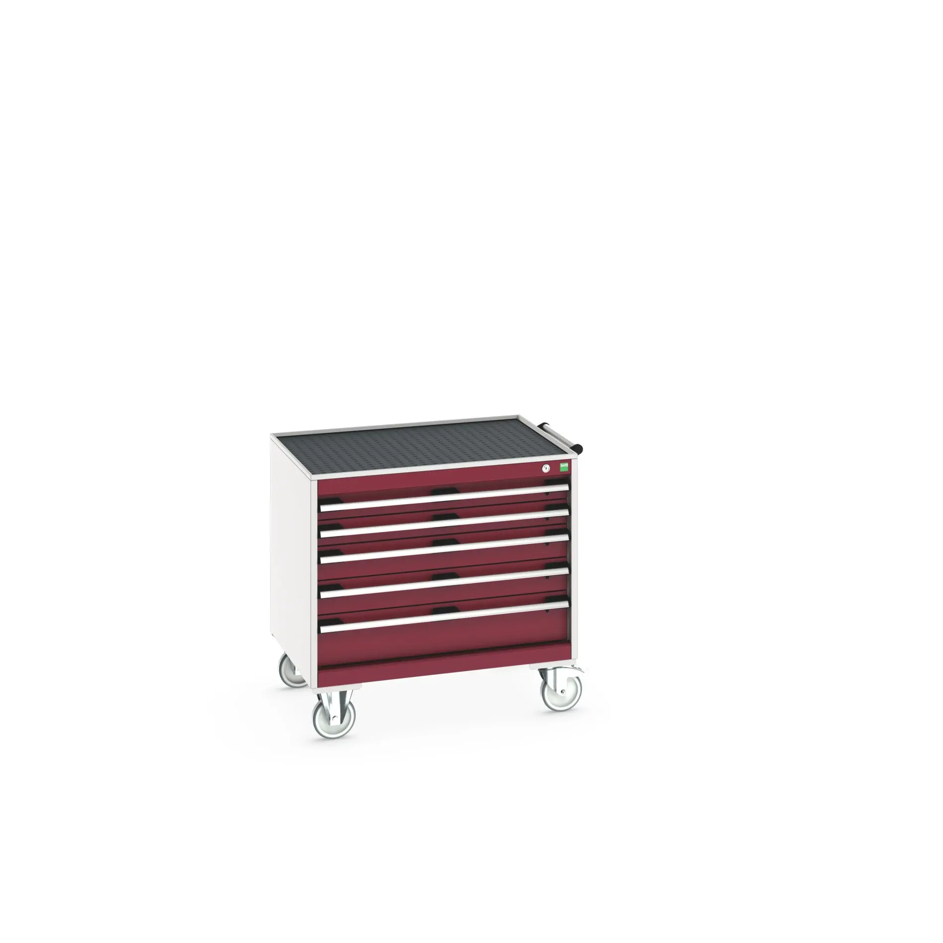 Bott Aufbewahrungsschrank Typ Beweglicher Schrank Freistehend 5 Schublade/n 785 mm 80mm 650 mm mit Rädern Stahlblech