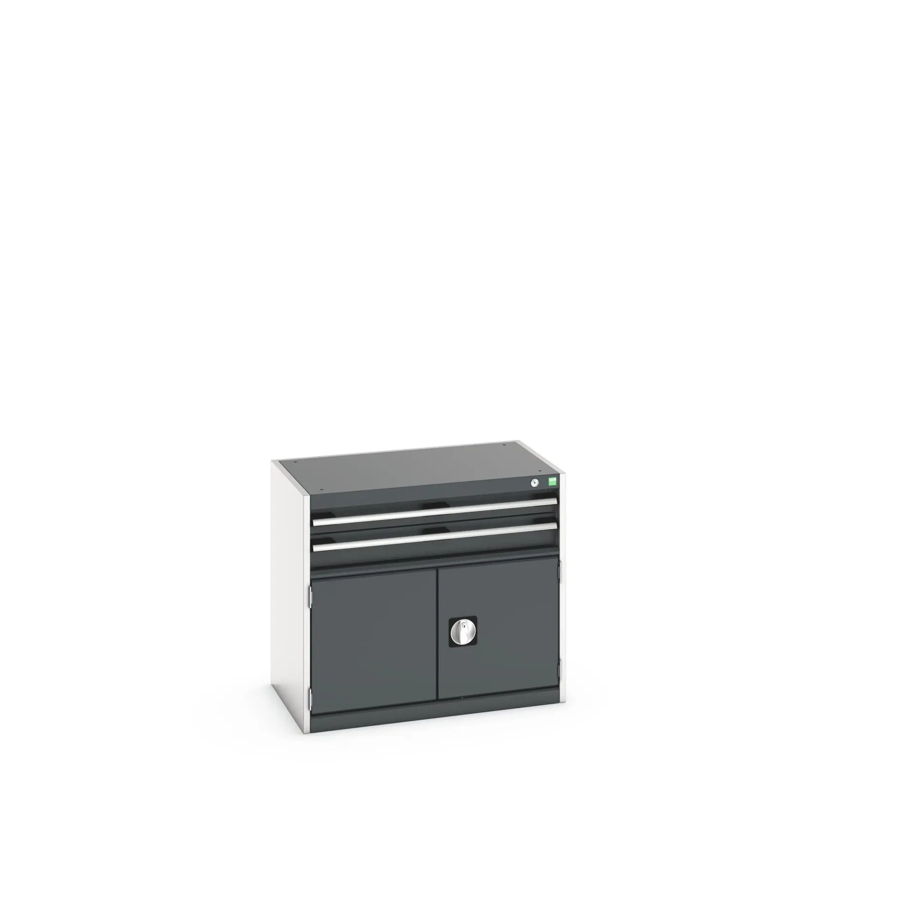 Bott Aufbewahrungsschrank Typ Schrank Freistehend 2 Tür/en 2 Schublade/n 700 mm 80 mm Ja 525 mm Stahlblech