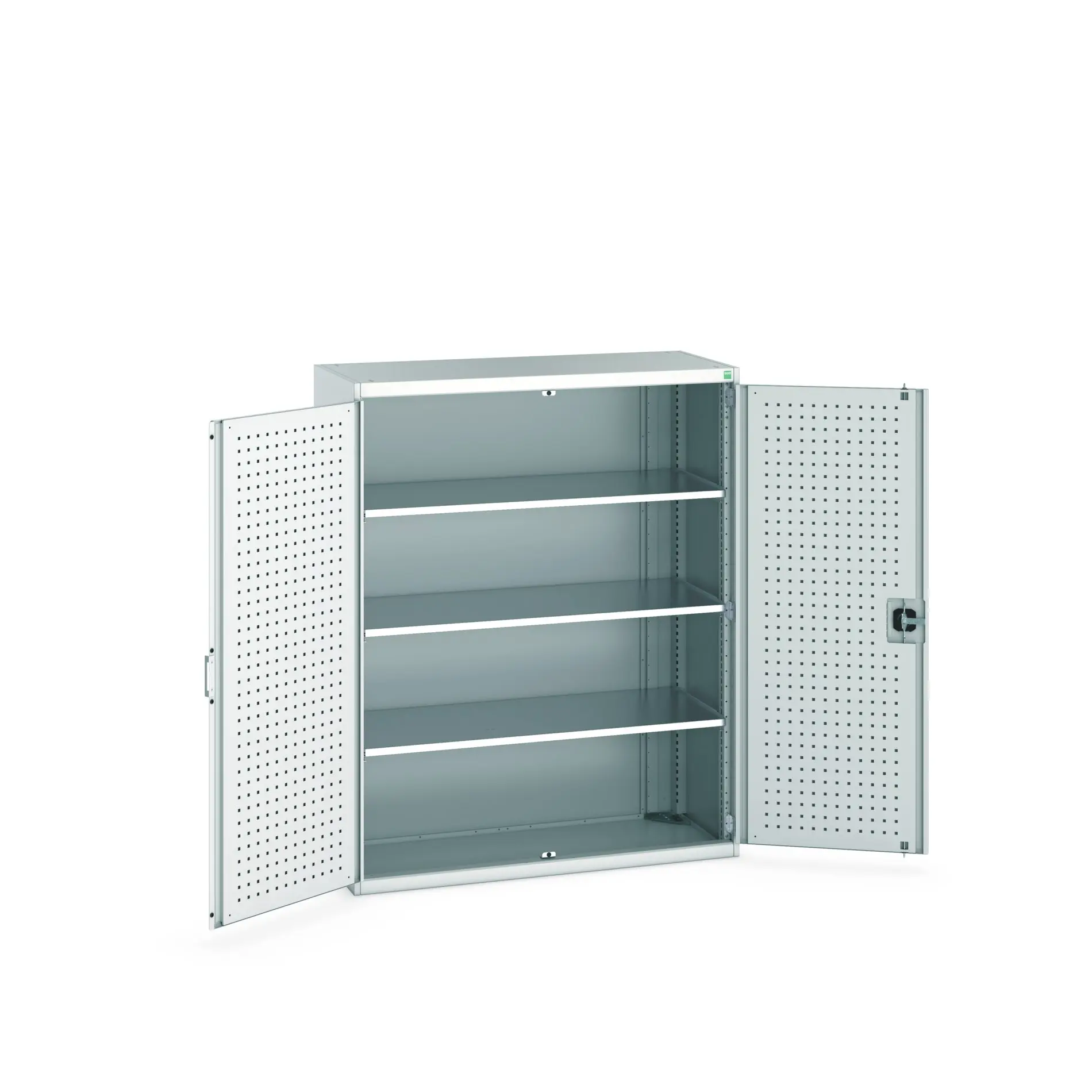 Produktfoto 1 von Bott Schrank Typ Regalschrank Freistehend 2 Tür/en 3 Regal/e 1600 mm 1300mm Abschließbar 525 mm Stahlblech