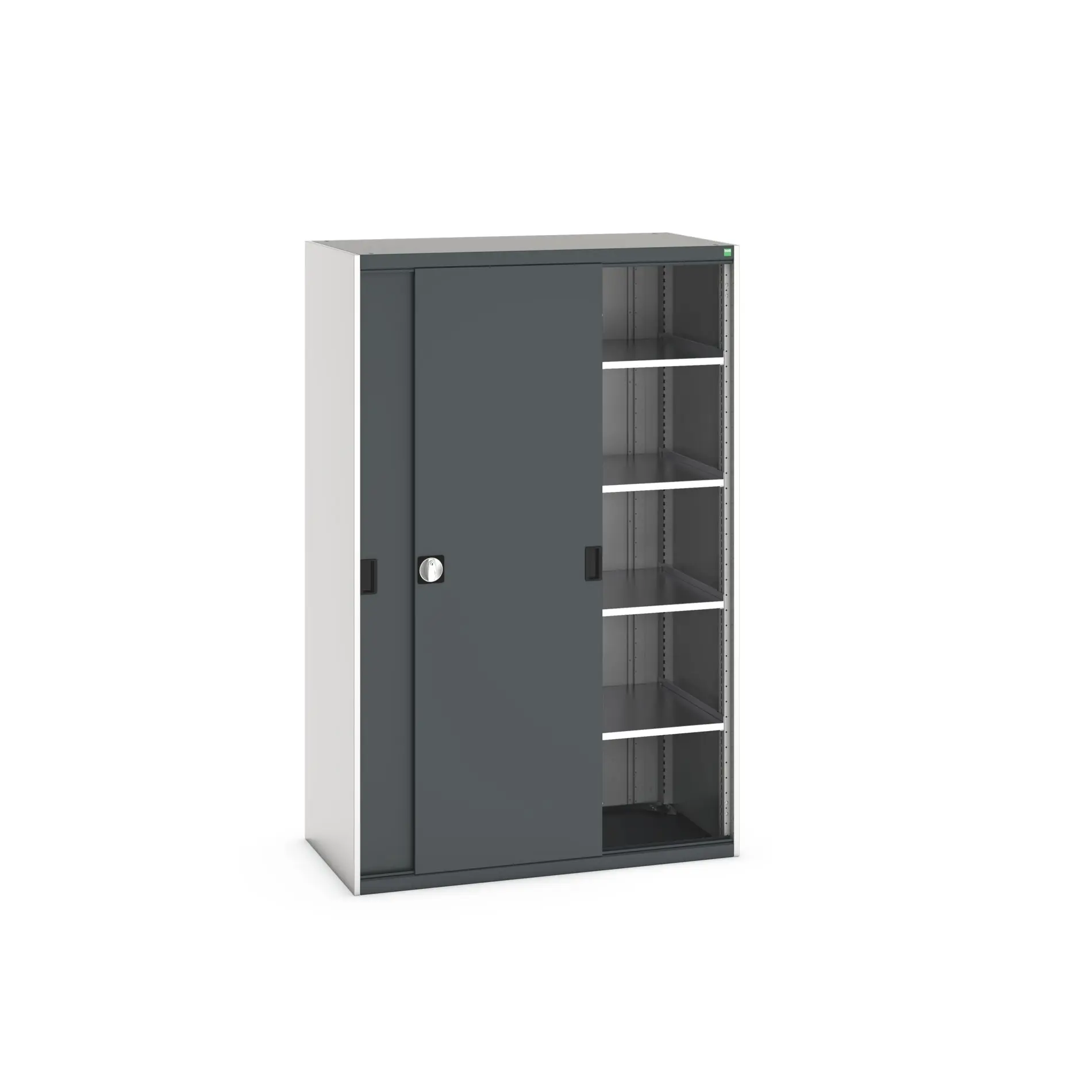 Produktfoto 1 von Bott Aufbewahrungsschrank Typ Regalschrank Freistehend 2 Tür/en 4 Regal/e 2000 mm 1300 mm Ja 650 mm Stahlblech