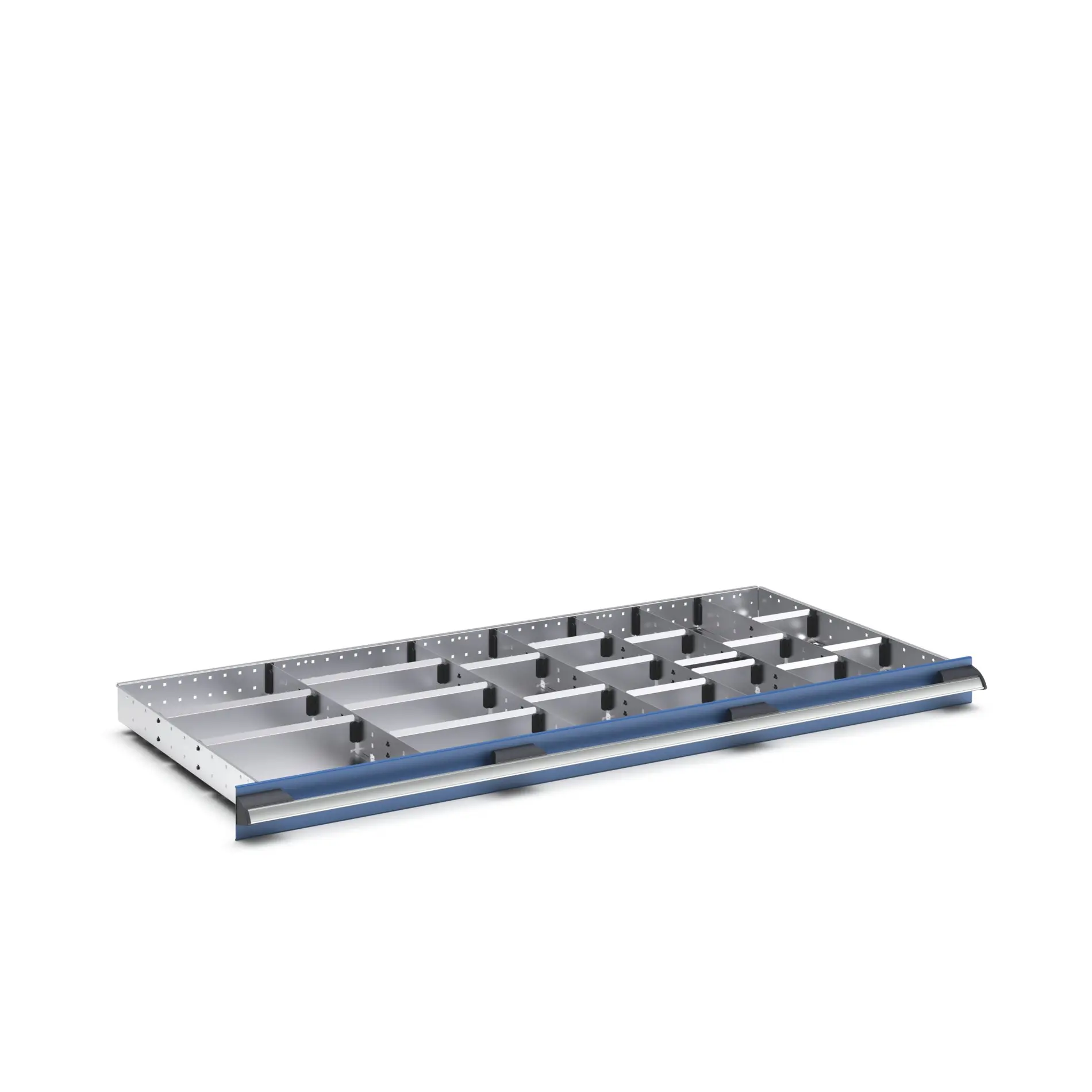 Produktfoto 1 von Bott Trennwandset, Typ Trennwand für Schubladen, Stahlblech, Silber