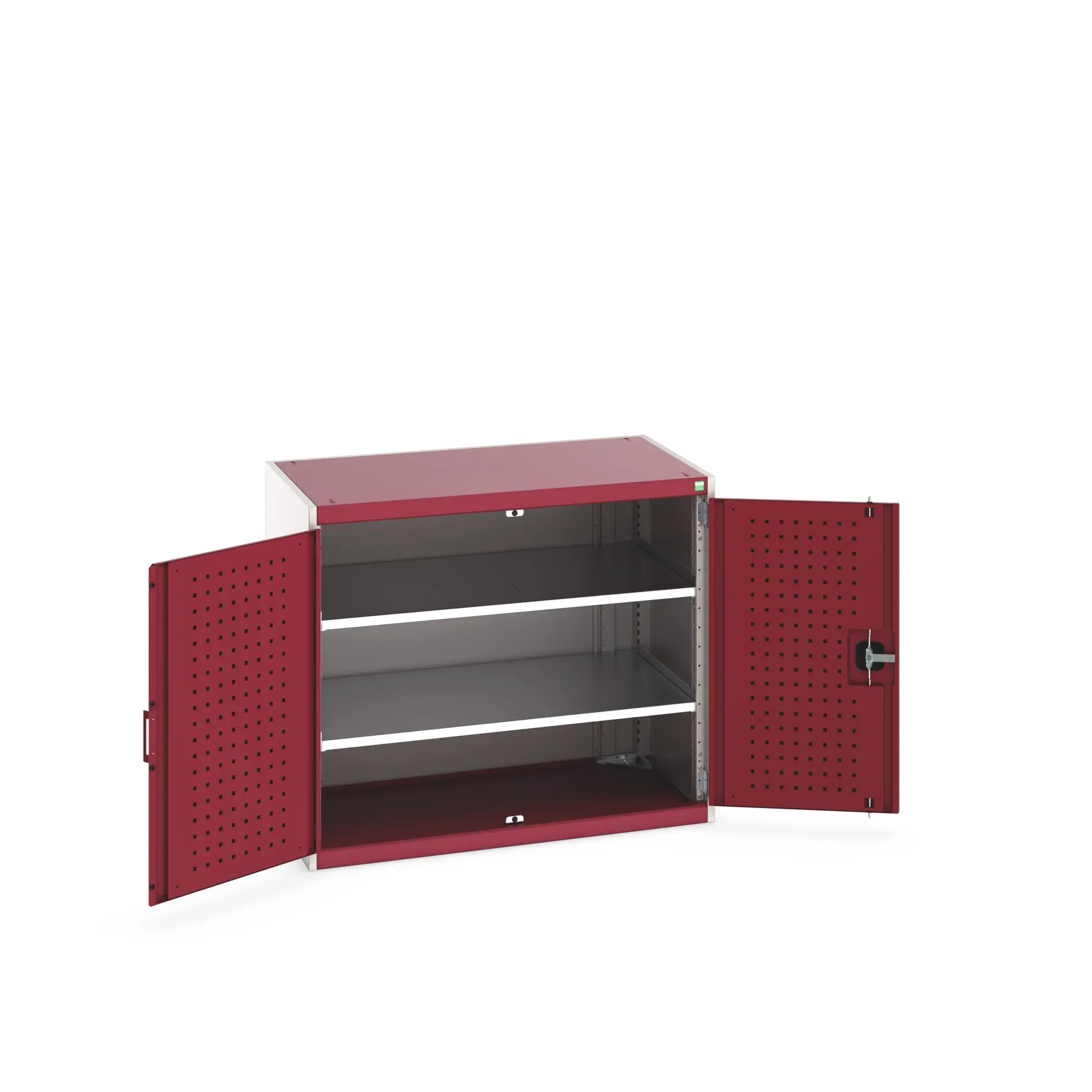 Produktfoto 1 von Bott Aufbewahrungsschrank Typ Regalschrank Freistehend 2 Tür/en 2 Regal/e 900 mm 1050 mm Ja 650 mm Stahlblech