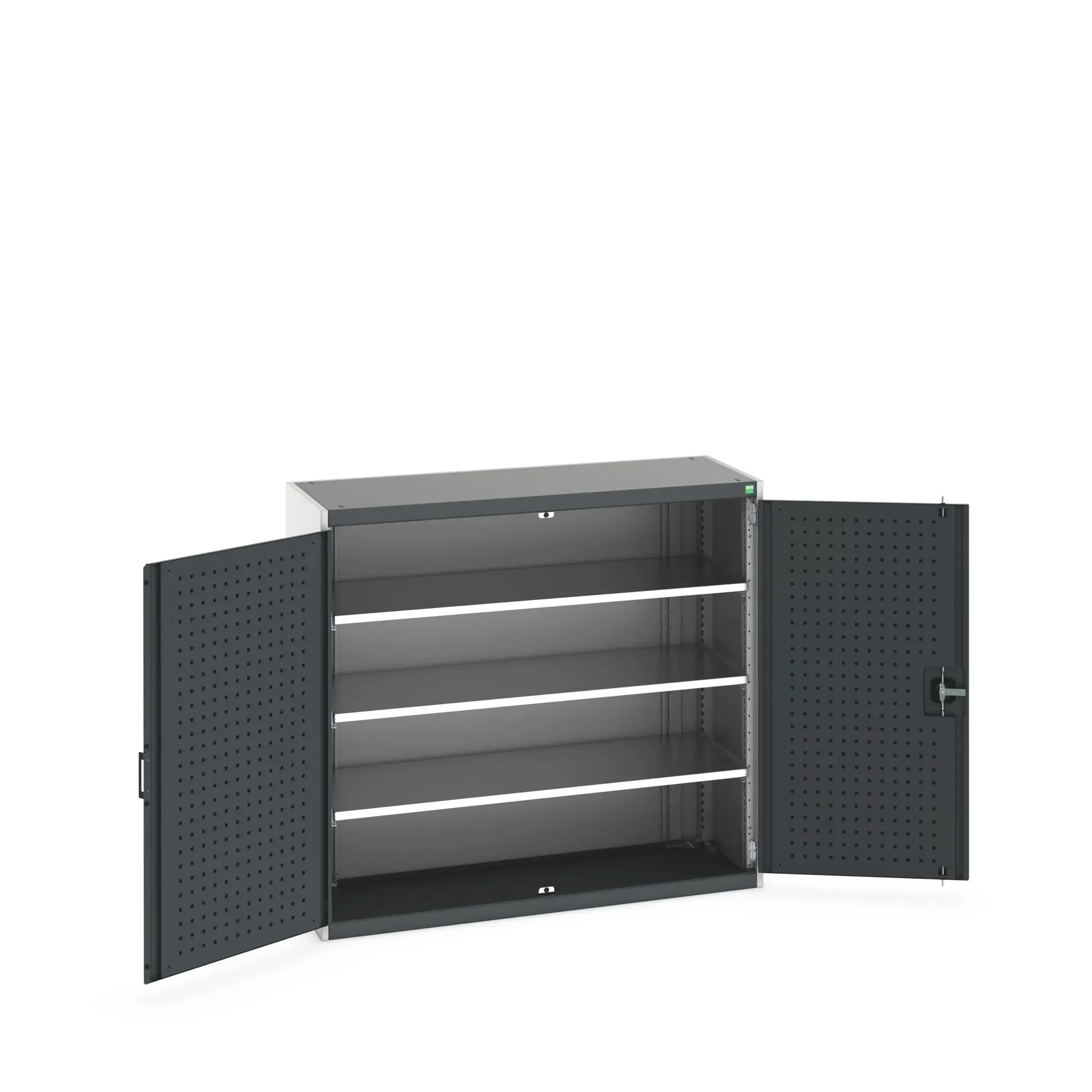 Produktfoto 1 von Bott Aufbewahrungsschrank Typ Regalschrank Freistehend 2 Tür/en 3 Regal/e 1200 mm 1300 mm Ja 525 mm Stahlblech
