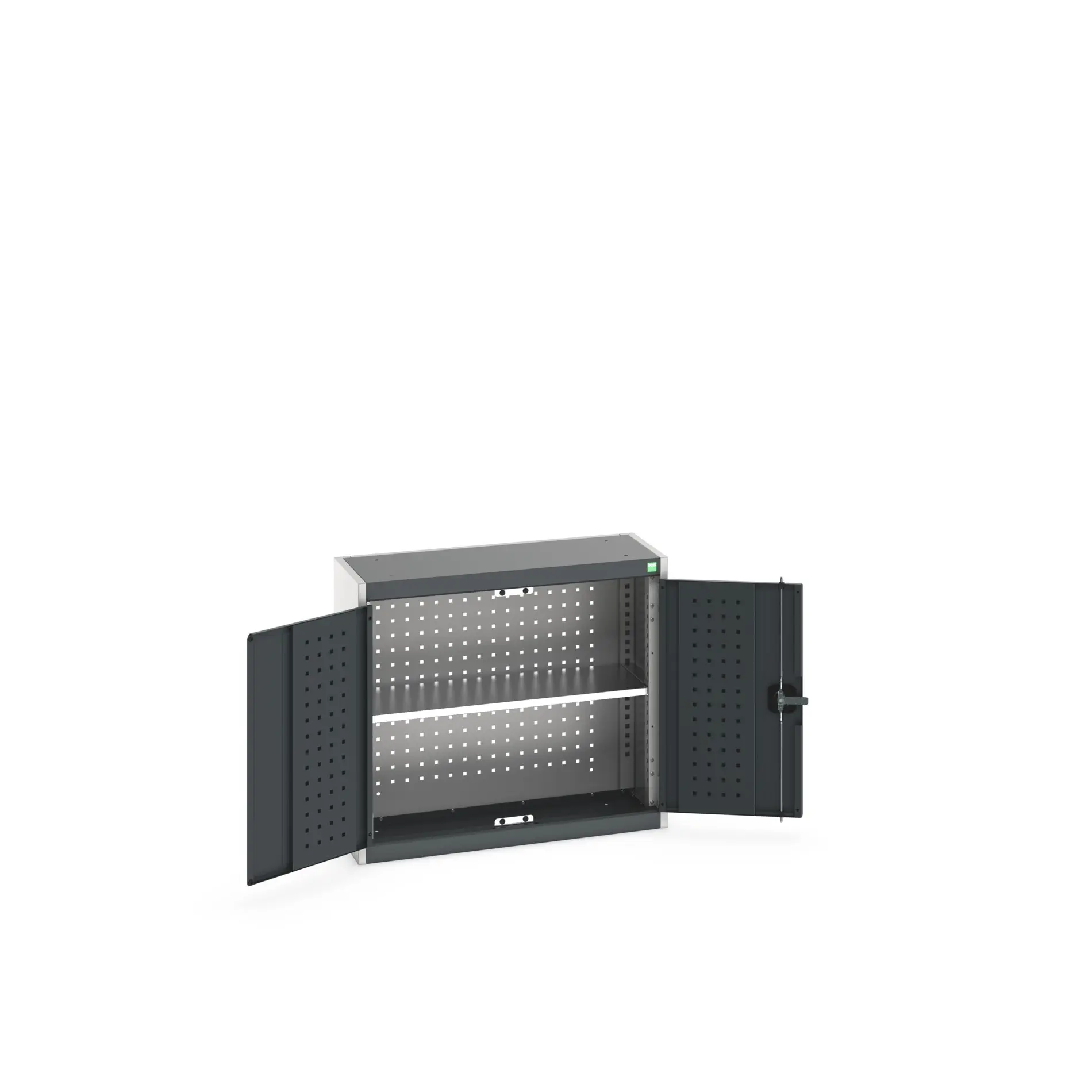 Produktfoto 1 von Bott Aufbewahrungsschrank Typ Wandschrank 2 Tür/en 1 Regal/e 700 mm 80 mm 325 mm Stahlblech