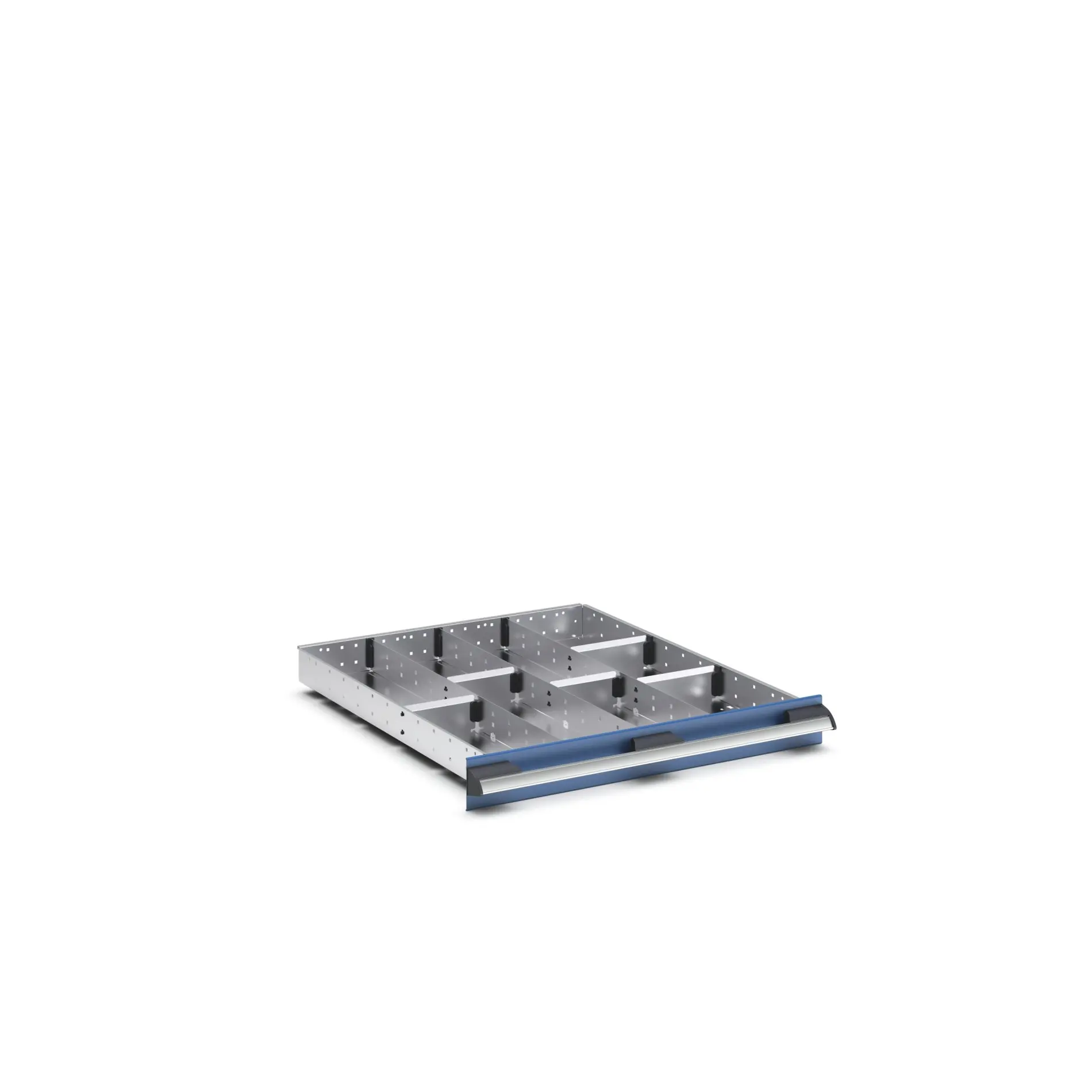 Produktfoto 1 von Bott Trennwandset, Typ Trennwand für Schubladen, Stahlblech, Silber