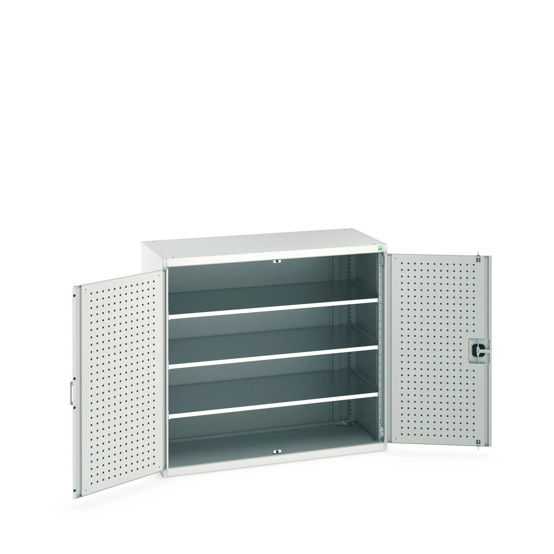 Produktfoto 1 von Bott Schrank Typ Regalschrank Bodenmontage 2 Tür/en 3 Regal/e Stahlblech