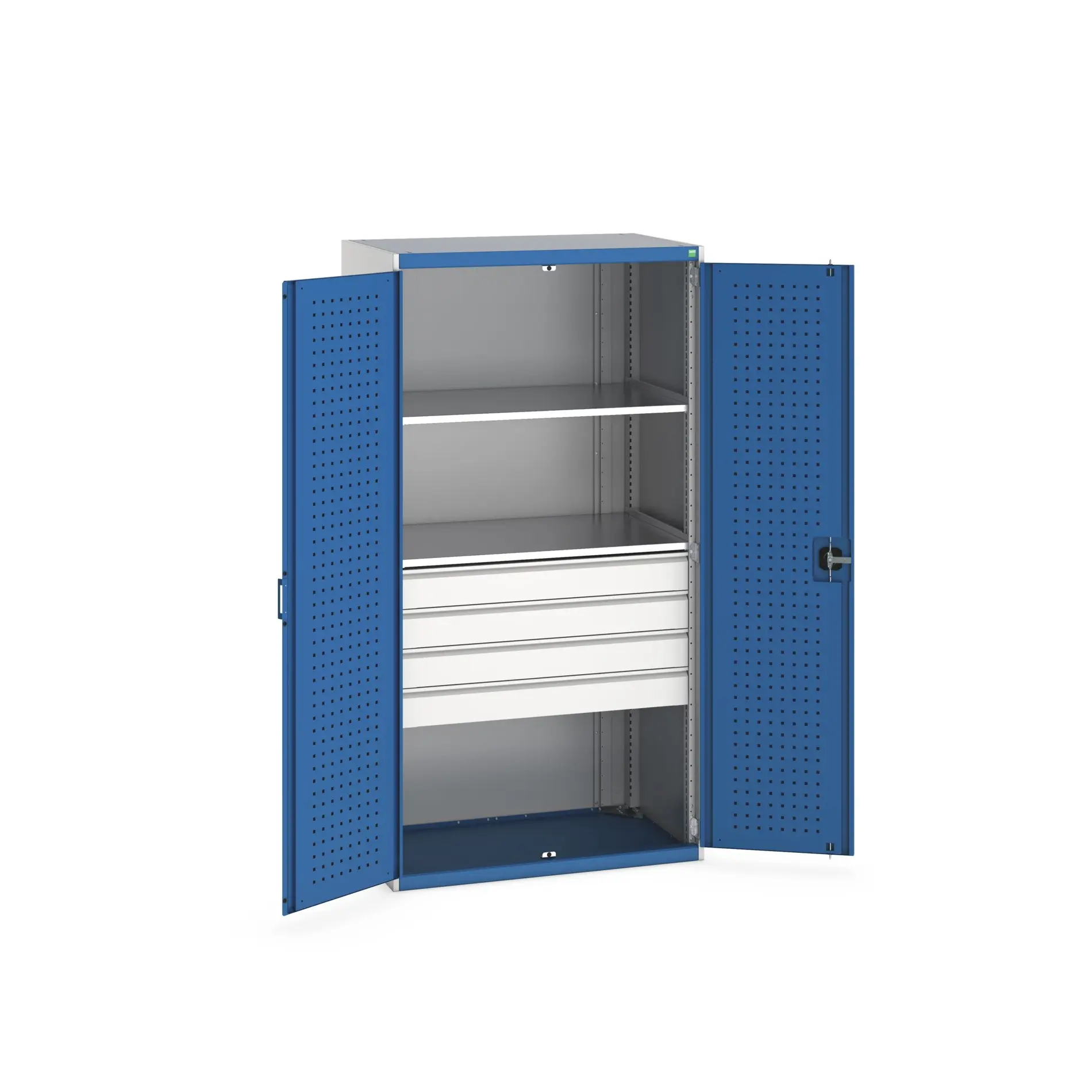 Produktfoto 1 von Bott Aufbewahrungsschrank Typ Bestückter Schrank Freistehend 2 Tür/en 2 Regal/e 4 Schublade/n 2000 mm 1050 mm Ja 650 mm