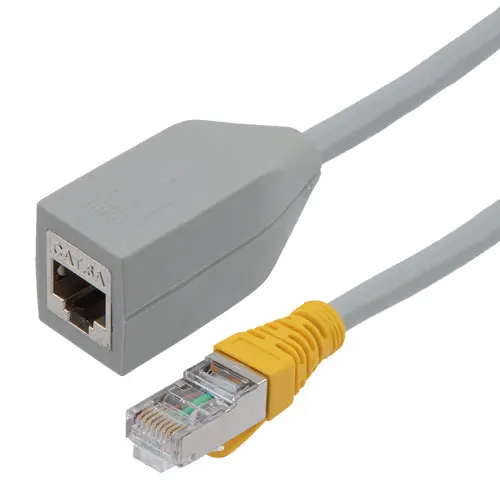 Produktfoto 1 von L-Com TRD Cat6a Cat 6a, 2.13 ft, Schwarz Abgeschirmt, Polyvinylchlorid