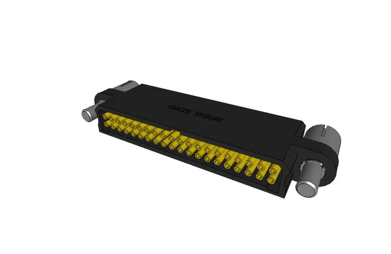 Produktfoto 1 von Amphenol Socapex MHDAS Leiterplattensteckverbinder Gerade, 40-polig / 2-reihig, Raster 1.27 mm Raster