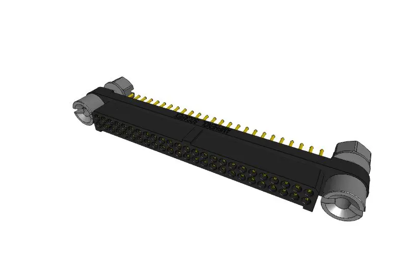 Produktfoto 1 von Amphenol Socapex MHDAS Leiterplattensteckverbinder Gerade, 50-polig / 2-reihig, Raster 1.27 mm Raster