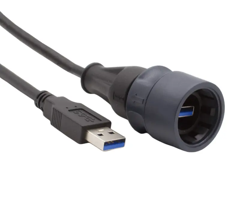 Produktfoto 1 von Bulgin USB-Kabel, USB / USB, 2m USB 3.0