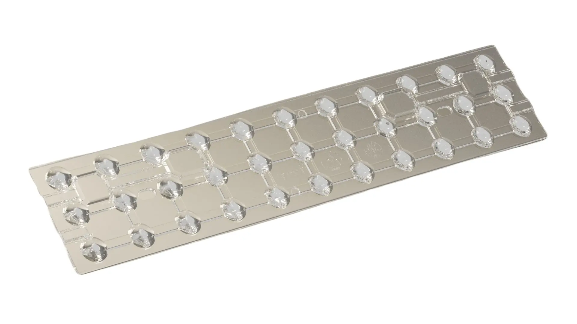 Produktfoto 1 von Carclo 12917 Linse LED-Halter Satz 33-LEDs aus Polymethylmethacrylat Schmal x 4.9 mm