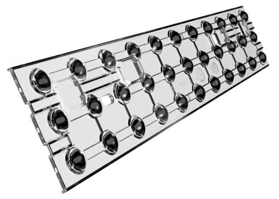 Produktfoto 1 von Carclo 12924 Linse LED-Halter Satz 33-LEDs aus Polymethylmethacrylat Schmal