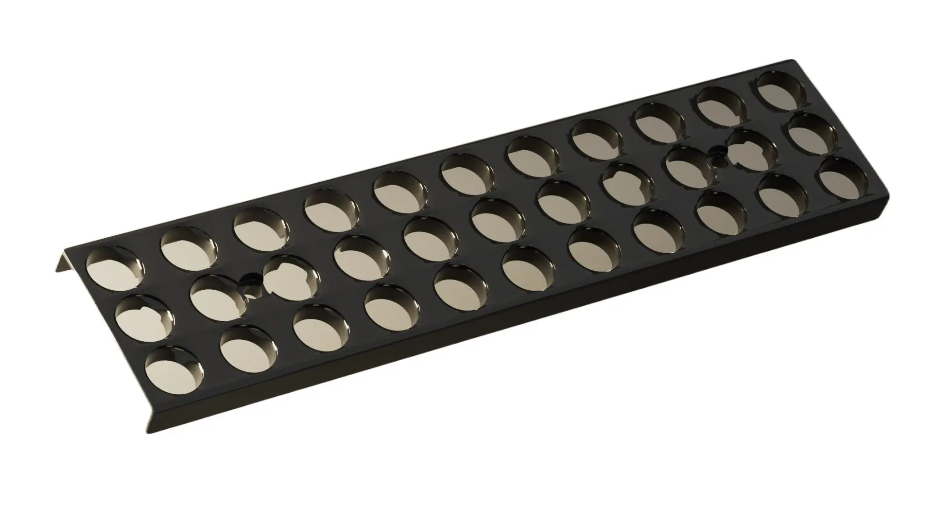 Produktfoto 1 von Carclo 12927-BLK LED Linse 33-LEDs aus ABS Mittlerer Strahl, Schwarz, Weiß