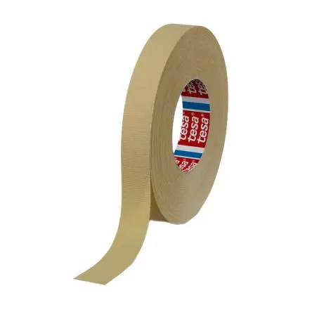 Produktfoto 1 von Tesa 04322-00009-00 Tesa Krepppapier Abdeckband Braun, Stärke 25 mm Naturgummi-Kleber 25mm x 50 m