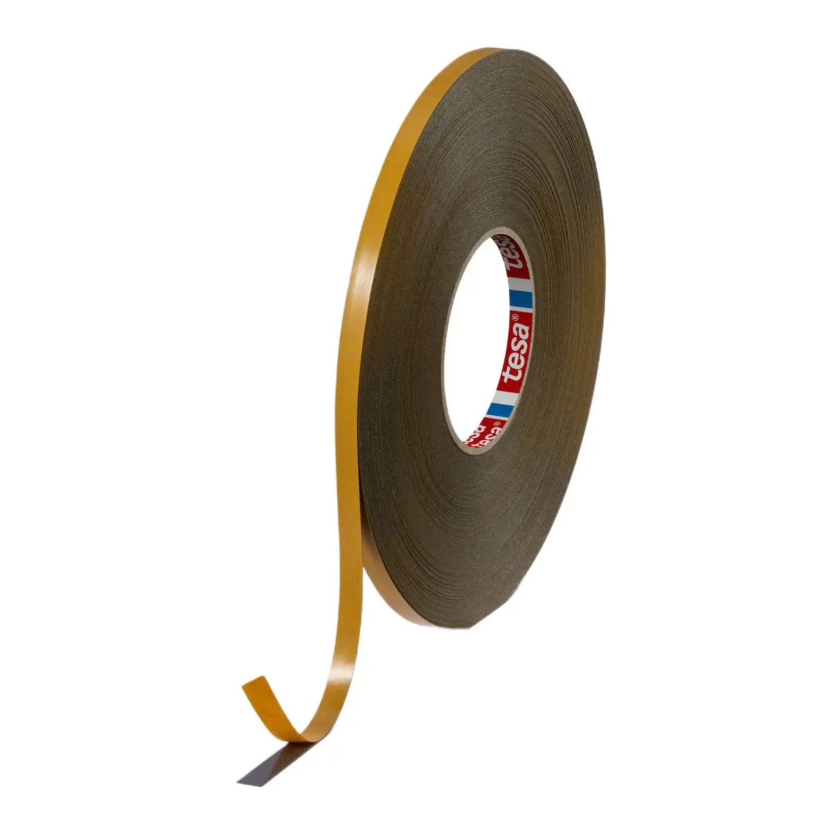 Produktfoto 1 von Tesa 04976-00080-00 Doppelseitiges Klebeband, Schwarz, Stärke 0.54mm, 9mm x 50m