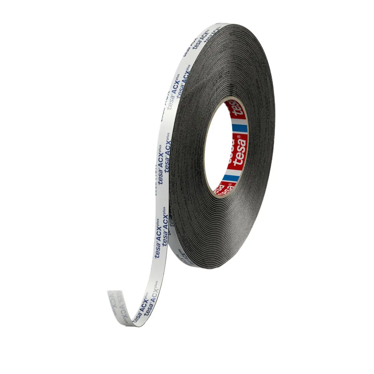 Produktfoto 1 von Tesa 07066-00009-22 Doppelseitiges Klebeband, Schwarz, Stärke 1.5mm, 12mm x 18m