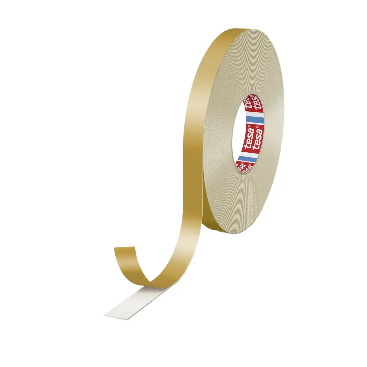 Produktfoto 1 von Tesa 62935-00002-00 Doppelseitiges Klebeband, Weiß, Stärke 1mm, 12mm x 50m