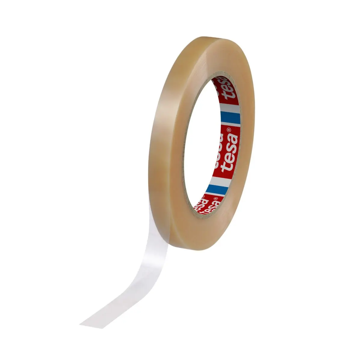 Produktfoto 1 von Tesa Tesa 4122 Packband, Polyvinylchloridfolie, Klar, Stärke 88 μm, 19mm x 66 m