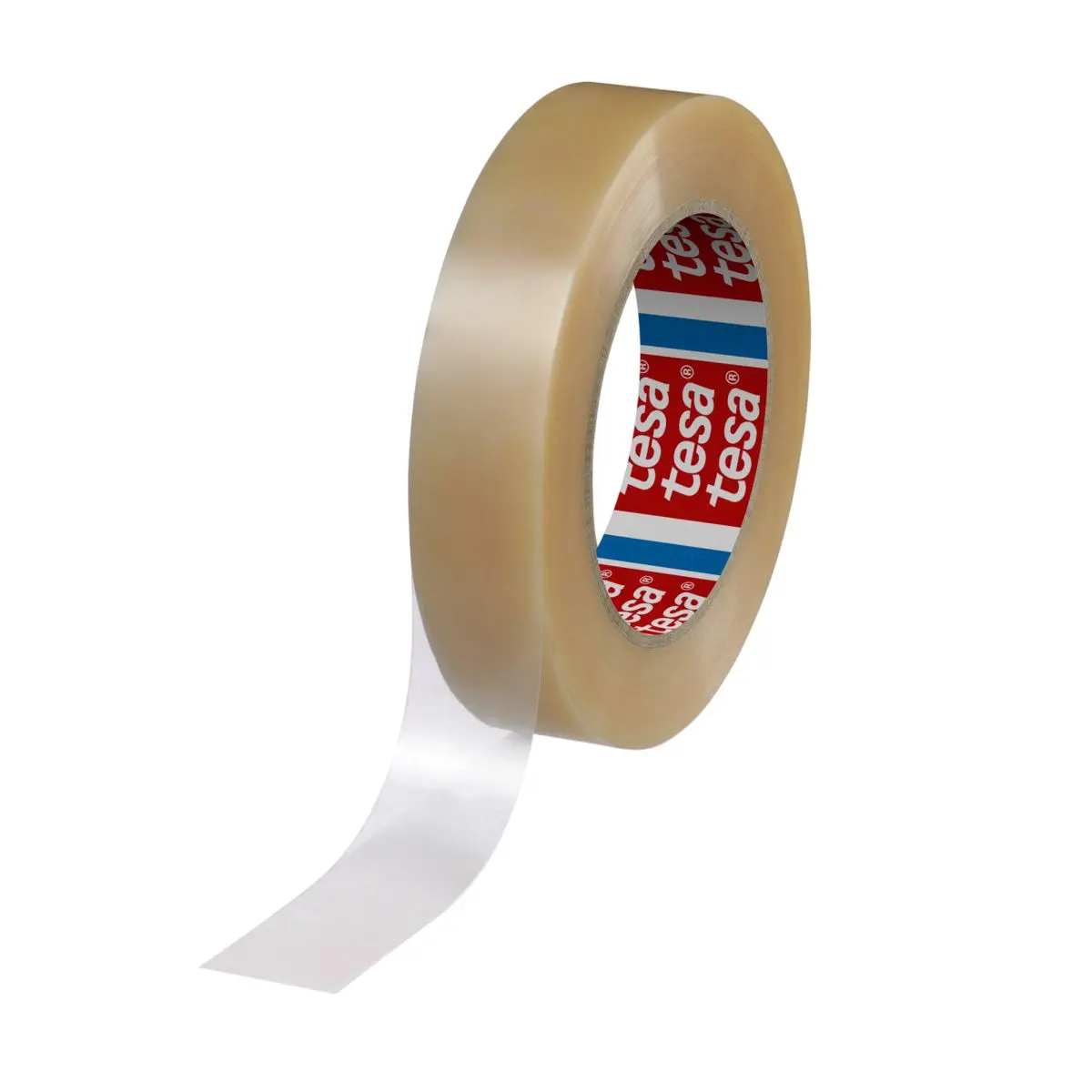 Tesa Tesa 4122 Packband, Polyvinylchloridfolie, Klar, Stärke 88 μm, 25 mm x 66 m