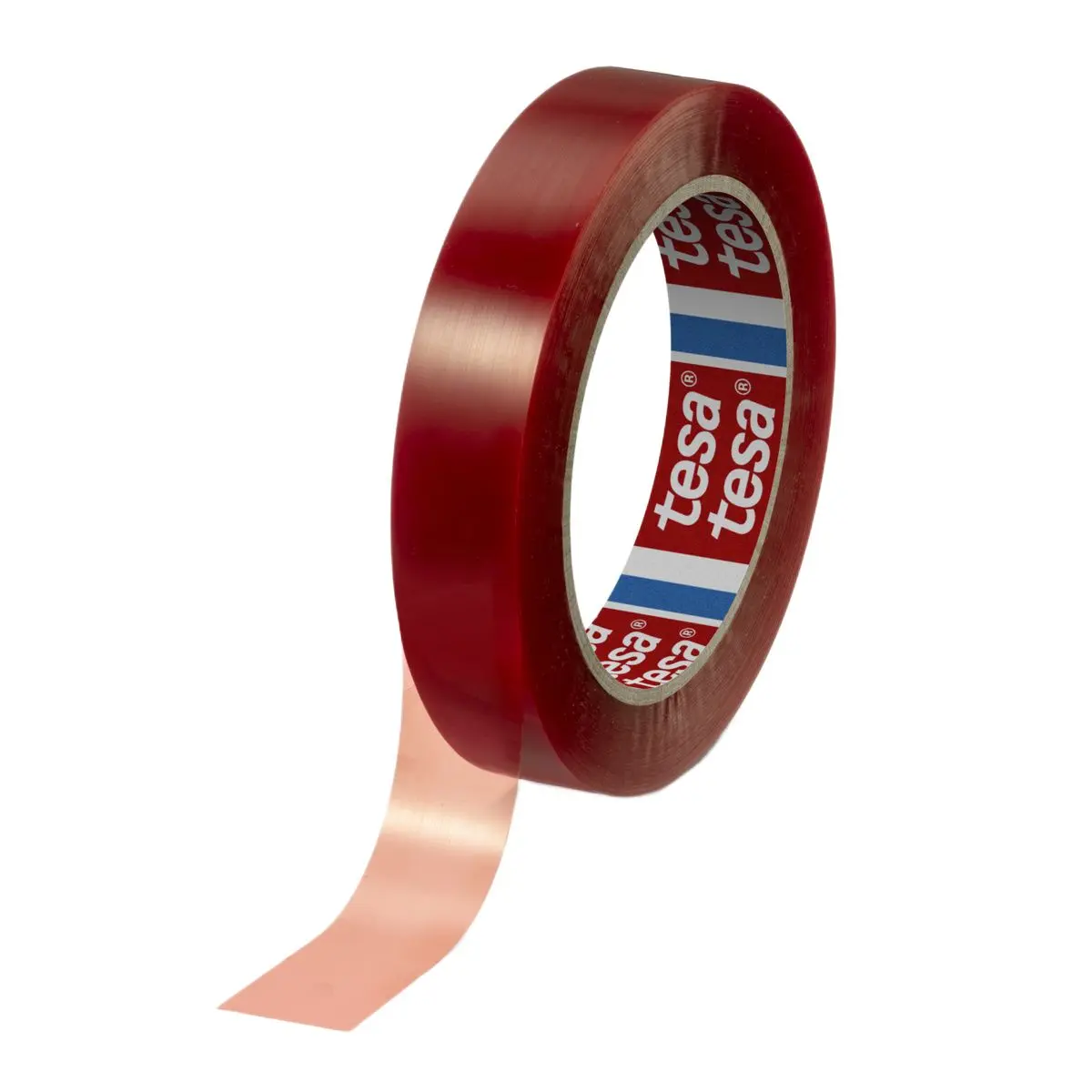 Produktfoto 1 von Tesa Tesa Polyvinylchloridfolie Abdeckband Rot, Stärke 19 mm Acryl-Kleber 19 mm x 66 m