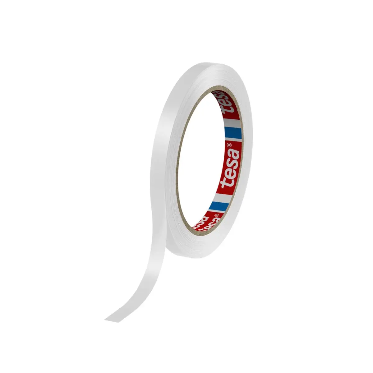 Produktfoto 1 von Tesa Tesa 4204 PV0 Packband, Polyvinylchloridfolie, Weiß, Stärke 52 μm, 9 mm x 66 m