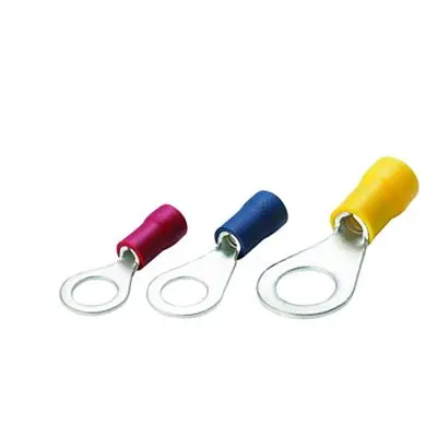 Produktfoto 1 von RS PRO Ringkabelschuh, Isoliert 16 AWG, Vinyl, Blau, 14 AWG max.AWG, aussen ø 8.5 mm, innen ø 5.3 mm, M5