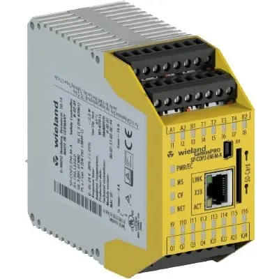 Produktfoto 1 von Wieland R1 Sicherheitssteuerung 16 Eingänge / 8 Ausgänge 30V