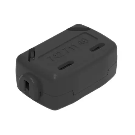 Produktfoto 1 von Würth Elektronik 742 Ferrithülse mit Schlüssel zu öffnen, Typ Ferrit rastend, 8W5000 Zum Öffnen 32.4 mm 19 mm 13 mm 1