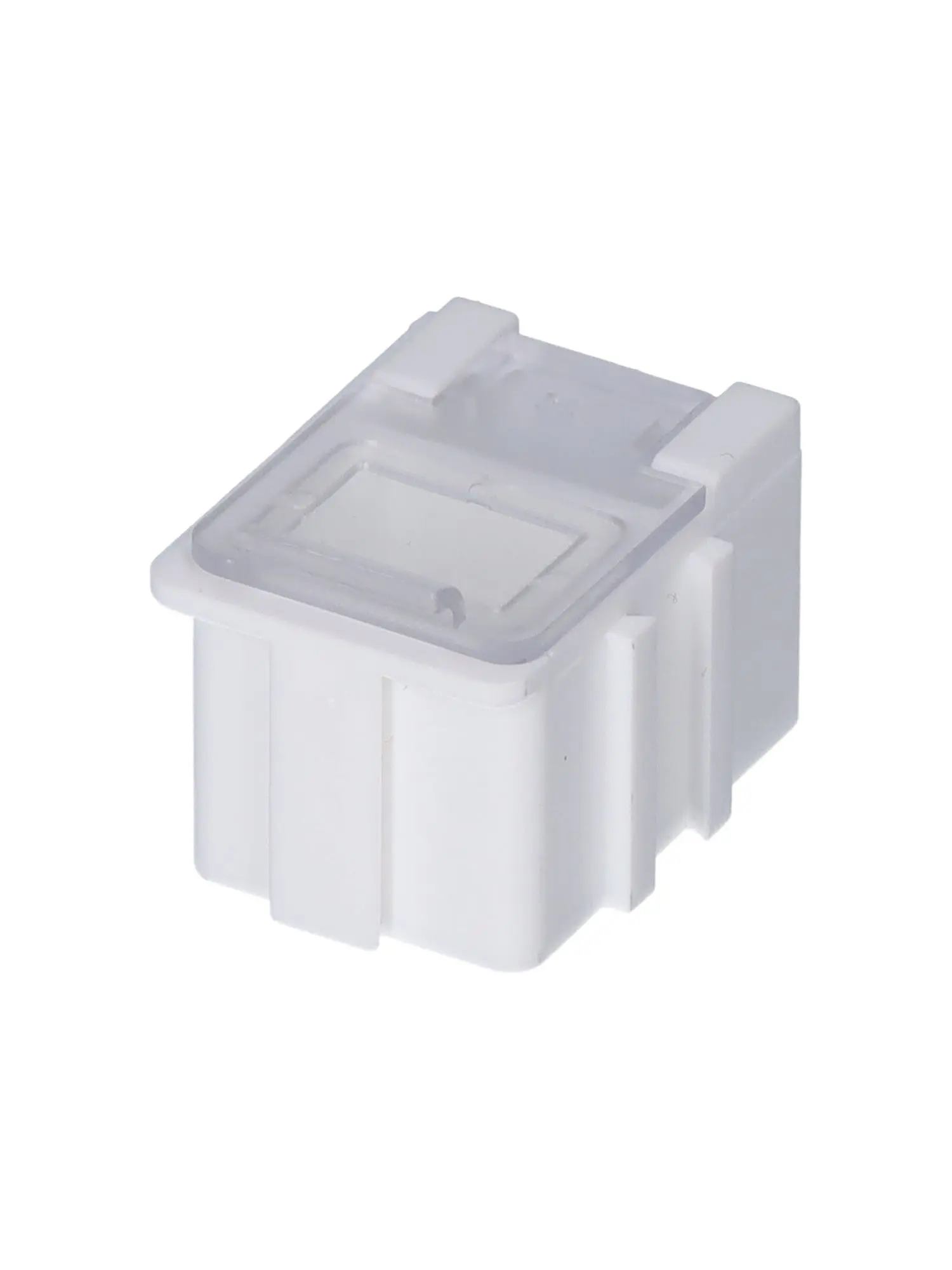 Produktfoto 1 von Licefa Kleinteilebox Weiß, Klar, 1 Fächer Verstellbare Fächer, 21 mm x 21.8 mm x 29.4 mm