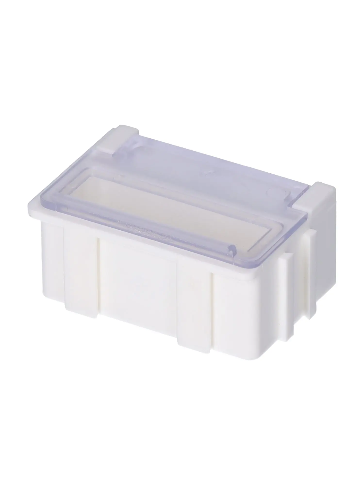 Produktfoto 1 von Licefa Kleinteilebox Klar, Weiß, 1 Fächer Verstellbare Fächer, 21 mm x 42.4 mm x 29.4 mm