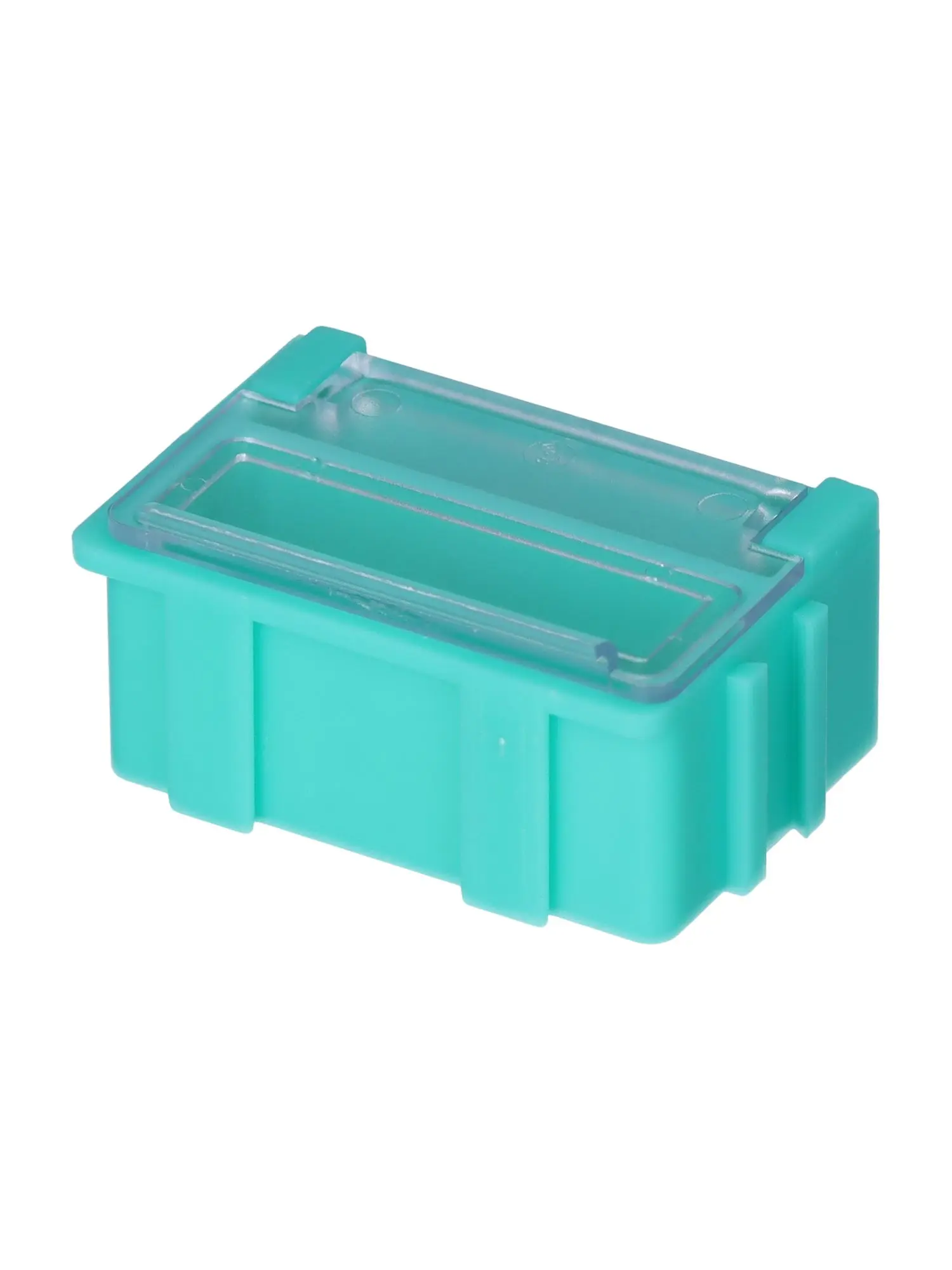 Produktfoto 1 von Licefa Kleinteilebox Grün, Klar, 1 Fächer Verstellbare Fächer, 21 mm x 42.4 mm x 29.4 mm