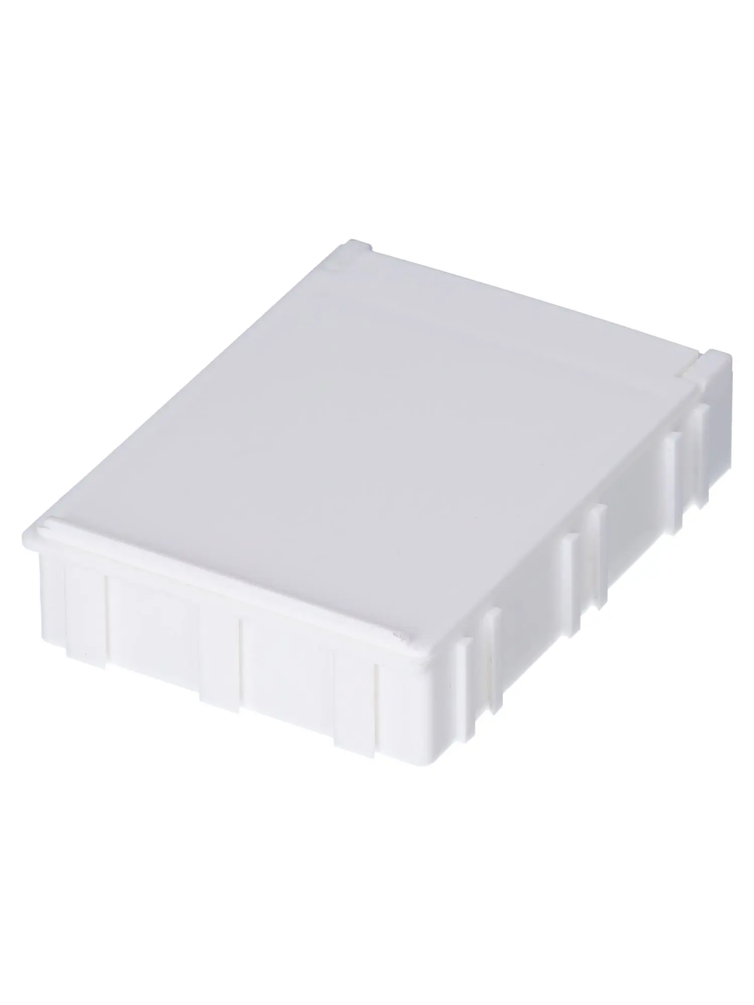 Produktfoto 1 von Licefa Kleinteilebox Weiß, 1 Fächer Verstellbare Fächer, 21 mm x 63 mm x 85.3 mm