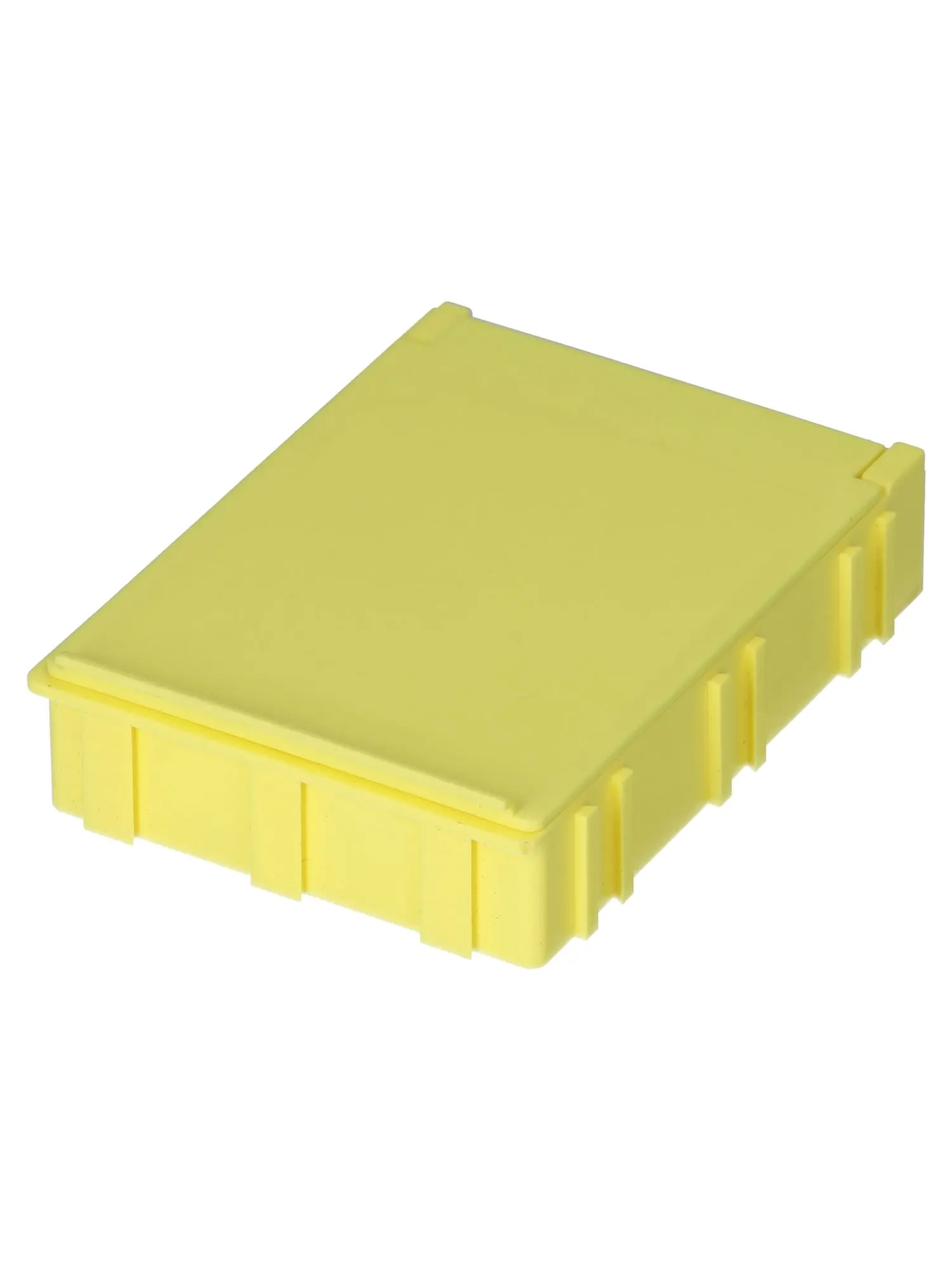 Produktfoto 1 von Licefa Kleinteilebox Gelb, 1 Fächer Verstellbare Fächer, 21 mm x 63 mm x 85.3 mm