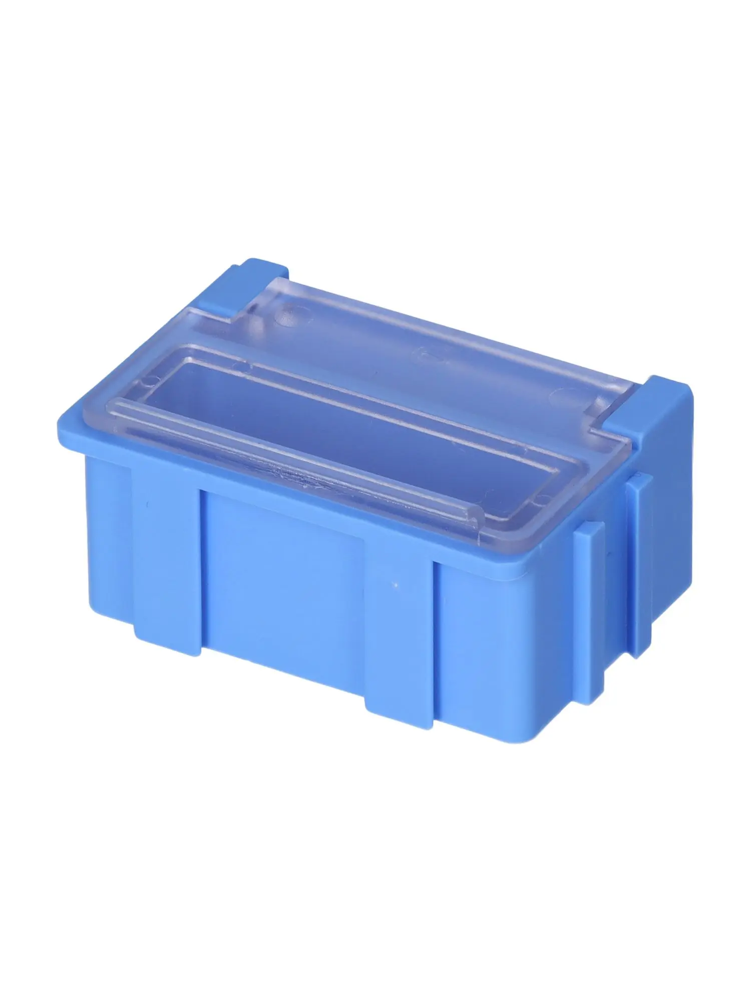 Produktfoto 1 von Licefa Kleinteilebox Blau, Klar, 1 Fächer Verstellbare Fächer, 21 mm x 42.4 mm x 29.4 mm