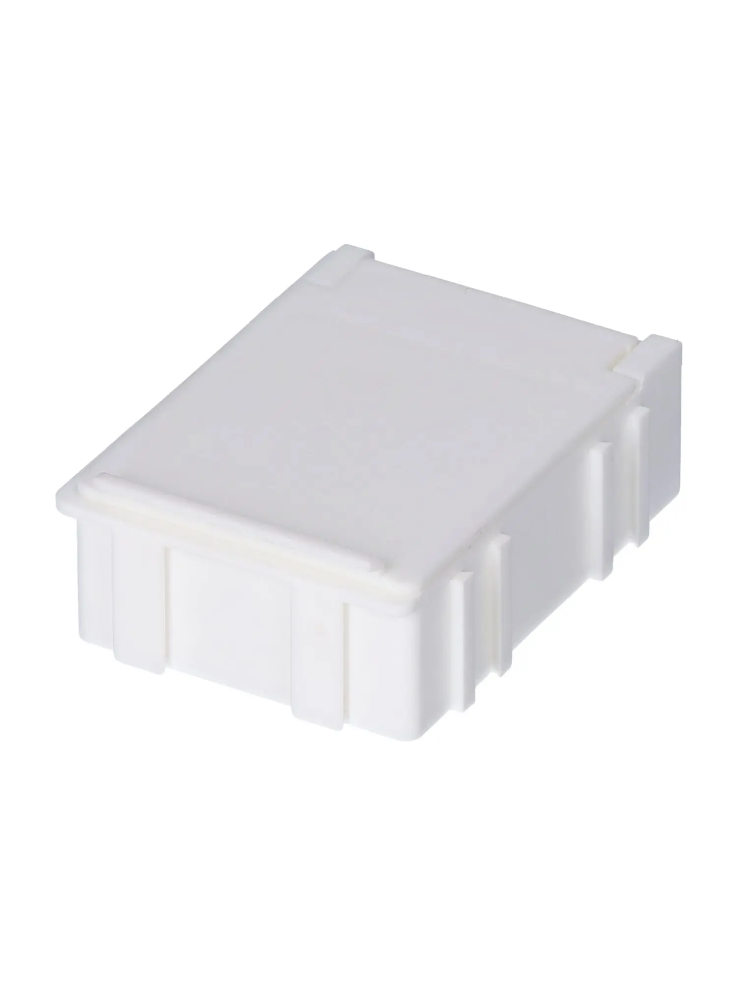 Licefa Kleinteilebox Weiß, 1 Fächer Verstellbare Fächer, 21 mm x 42.3 mm x 57.4 mm
